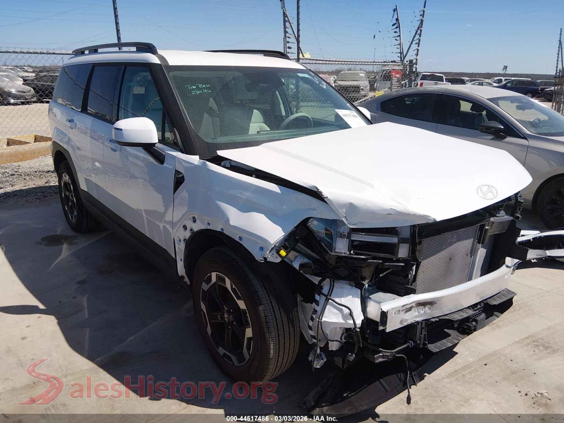 2026 HYUNDAI SANTA FE — VIN 5NMP2DGLXTH168085