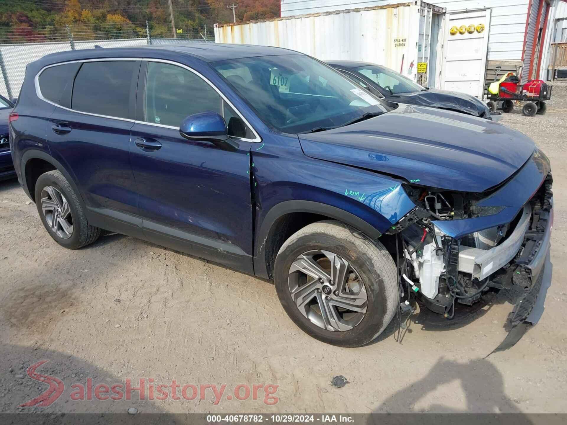 2021 HYUNDAI SANTA FE — VIN 5NMS1DAJ2MH366410