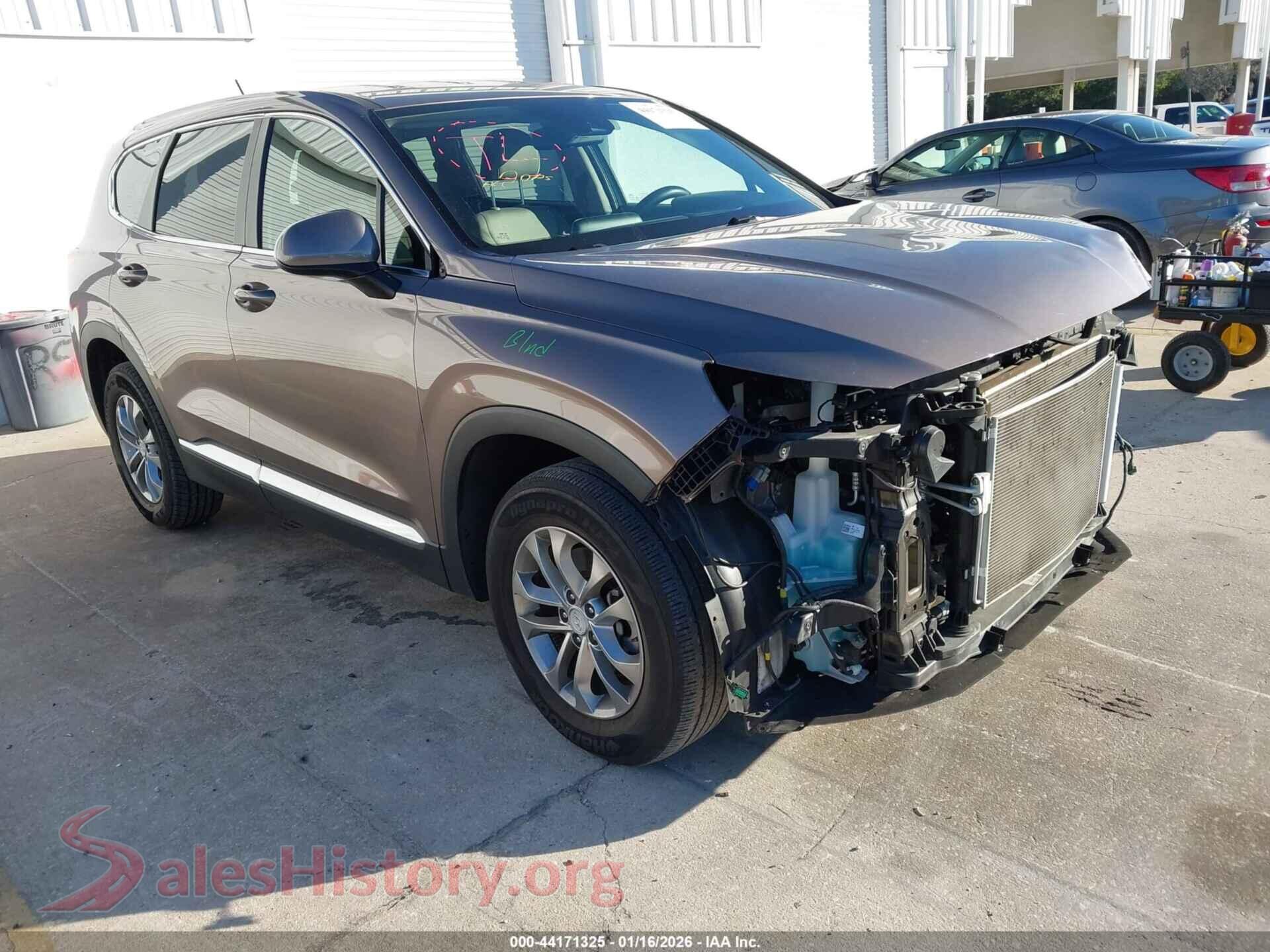 2019 HYUNDAI SANTA FE — VIN 5NMS23AD7KH127756