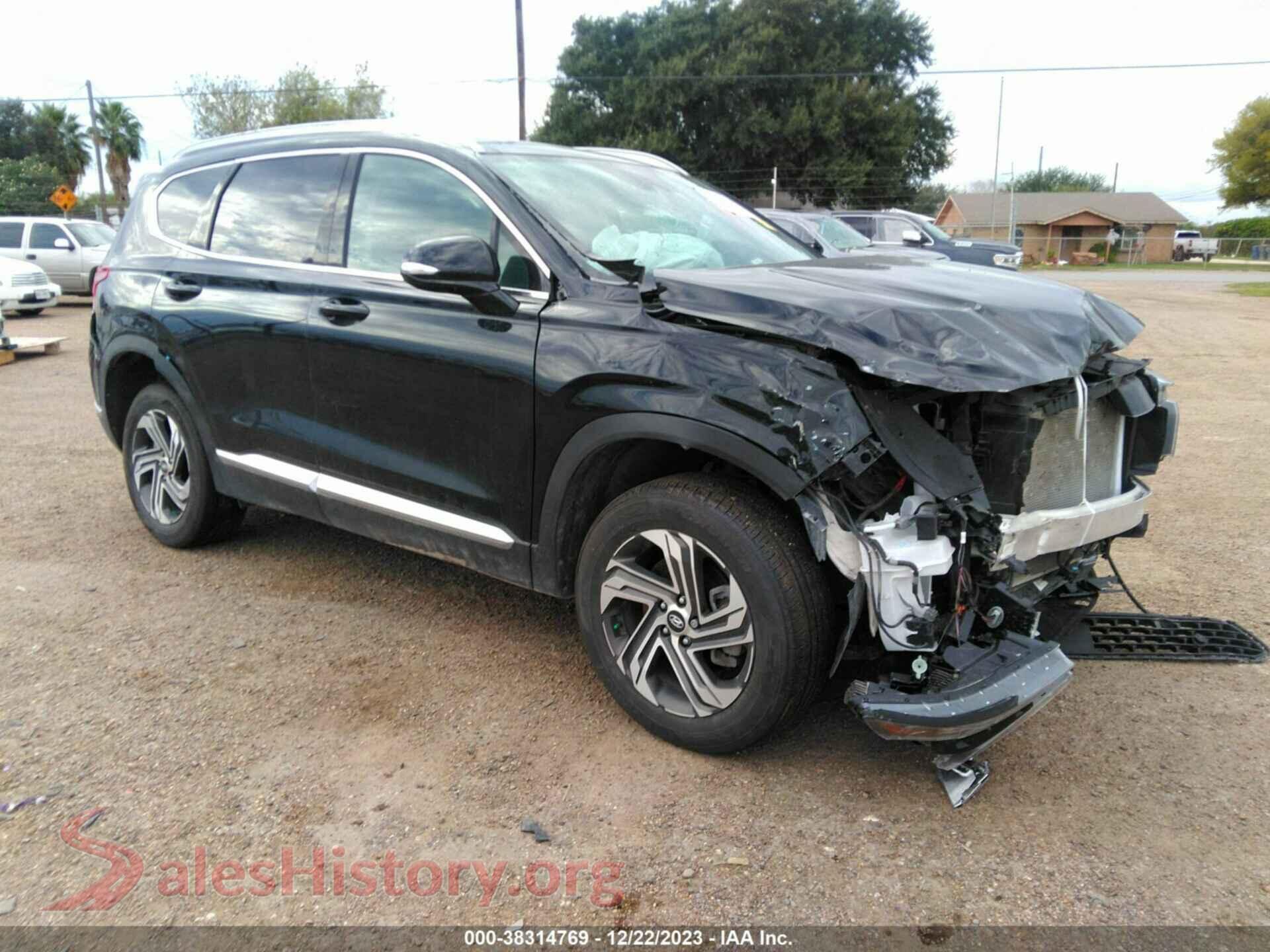 2022 HYUNDAI SANTA FE — VIN 5NMS3DAJ8NH464546