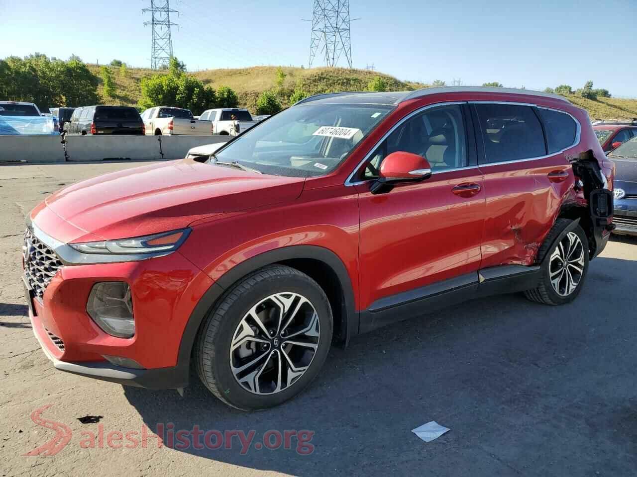 2020 HYUNDAI SANTA FE — VIN 5NMS5CAA6LH218192