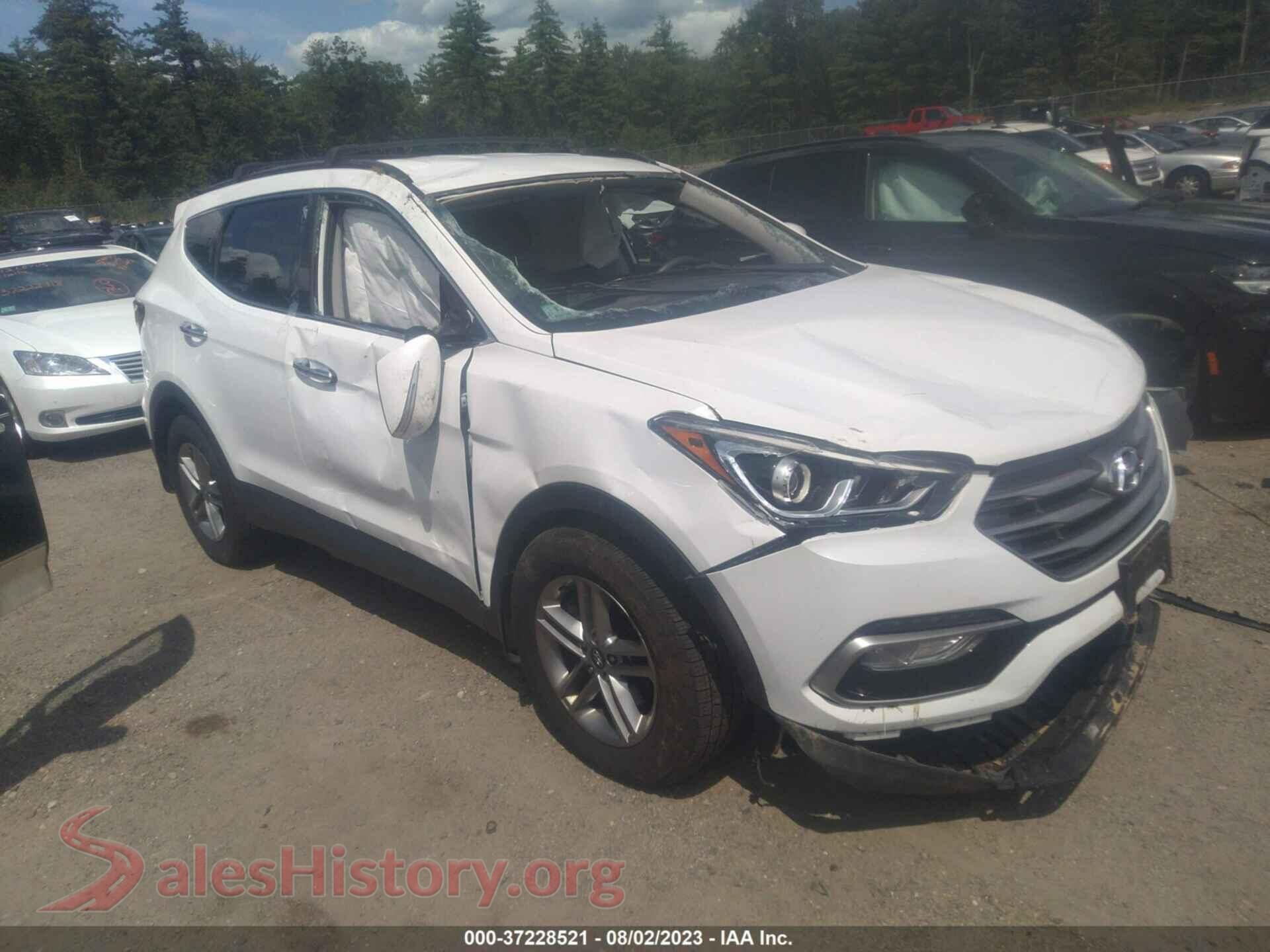 2018 HYUNDAI SANTA FE SPORT — VIN 5NMZUDLB8JH053501