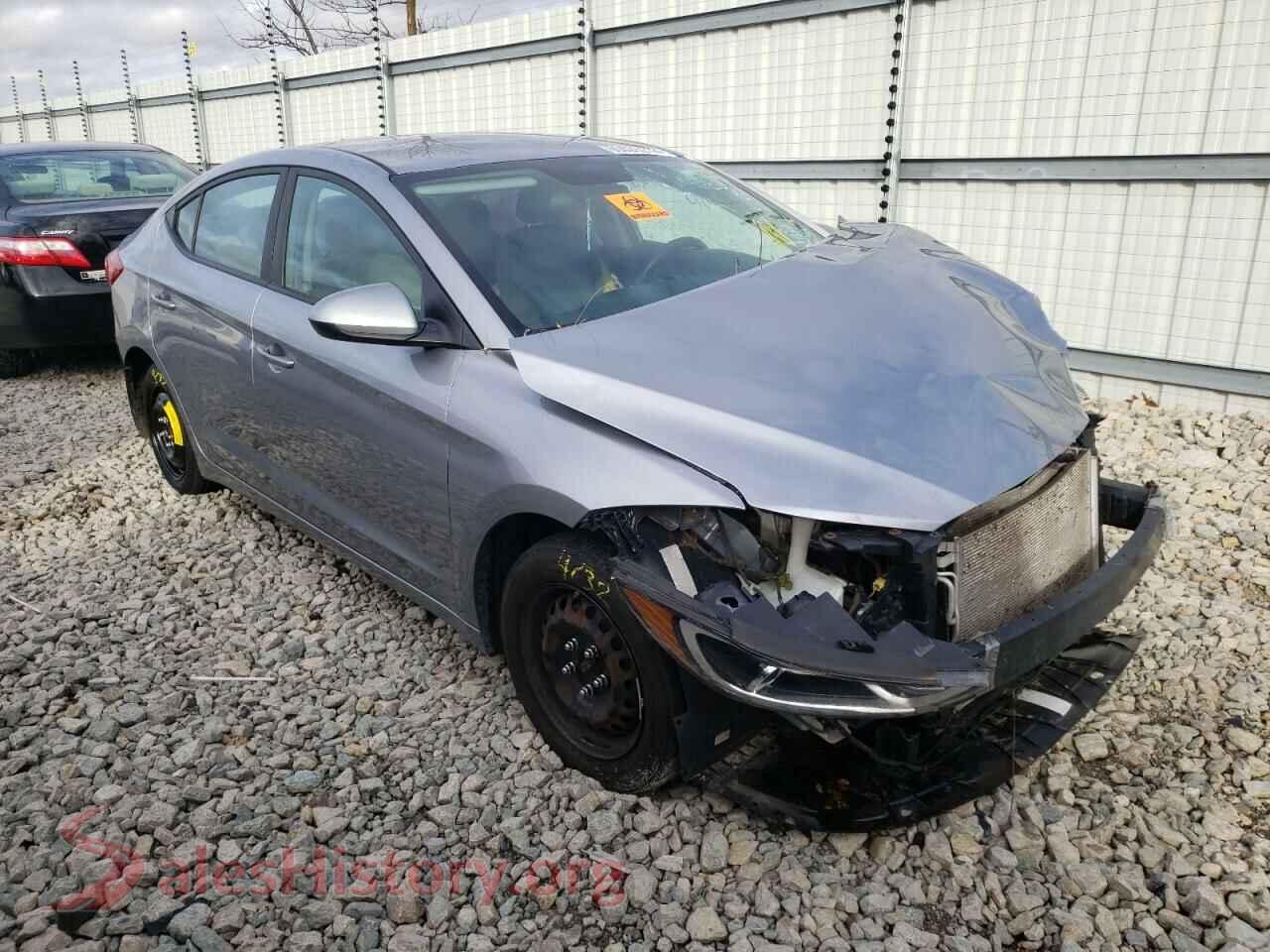 2017 HYUNDAI ELANTRA — VIN 5NPD74LF1HH148371