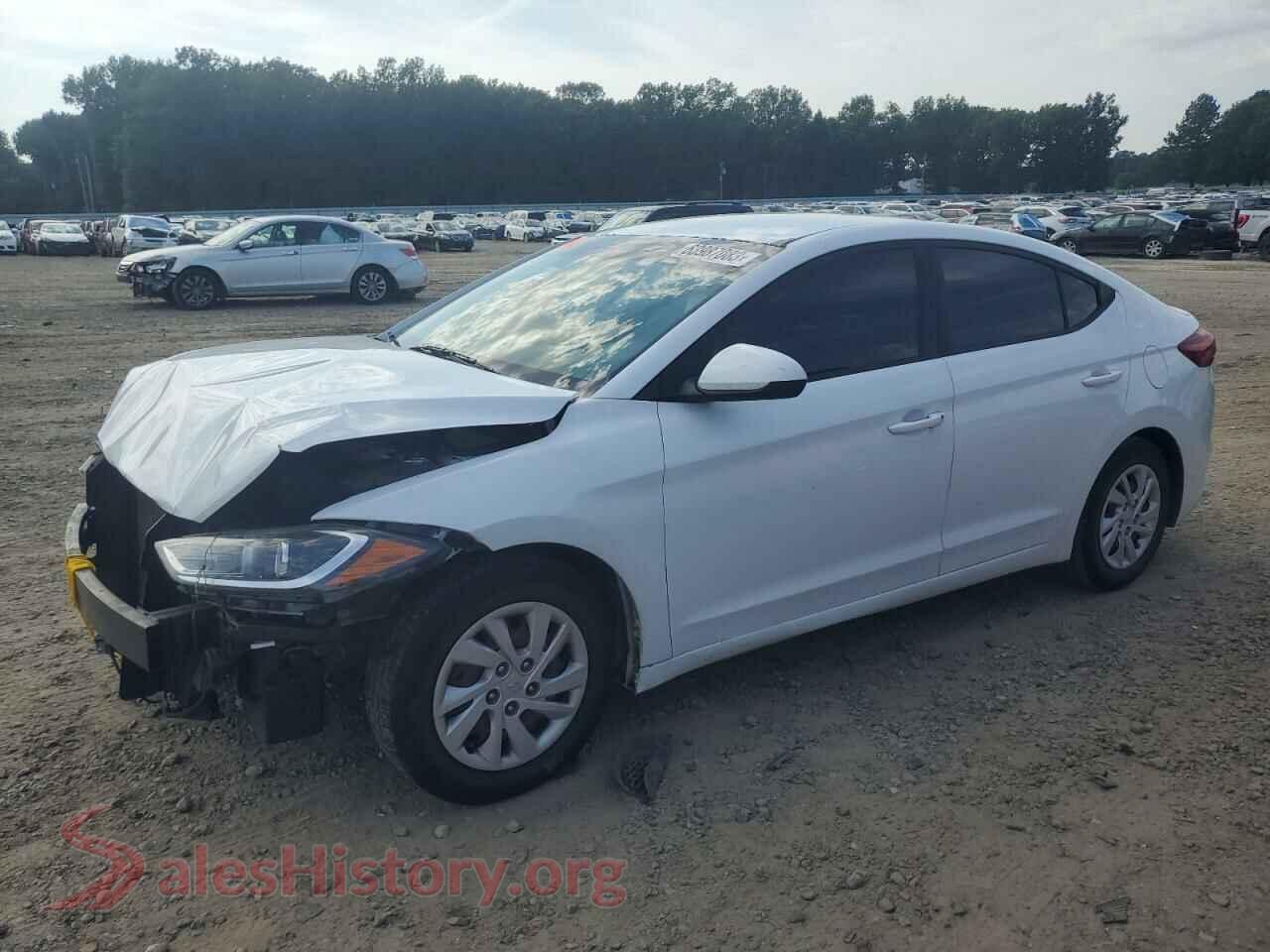 2018 HYUNDAI ELANTRA — VIN 5NPD74LF3JH370450