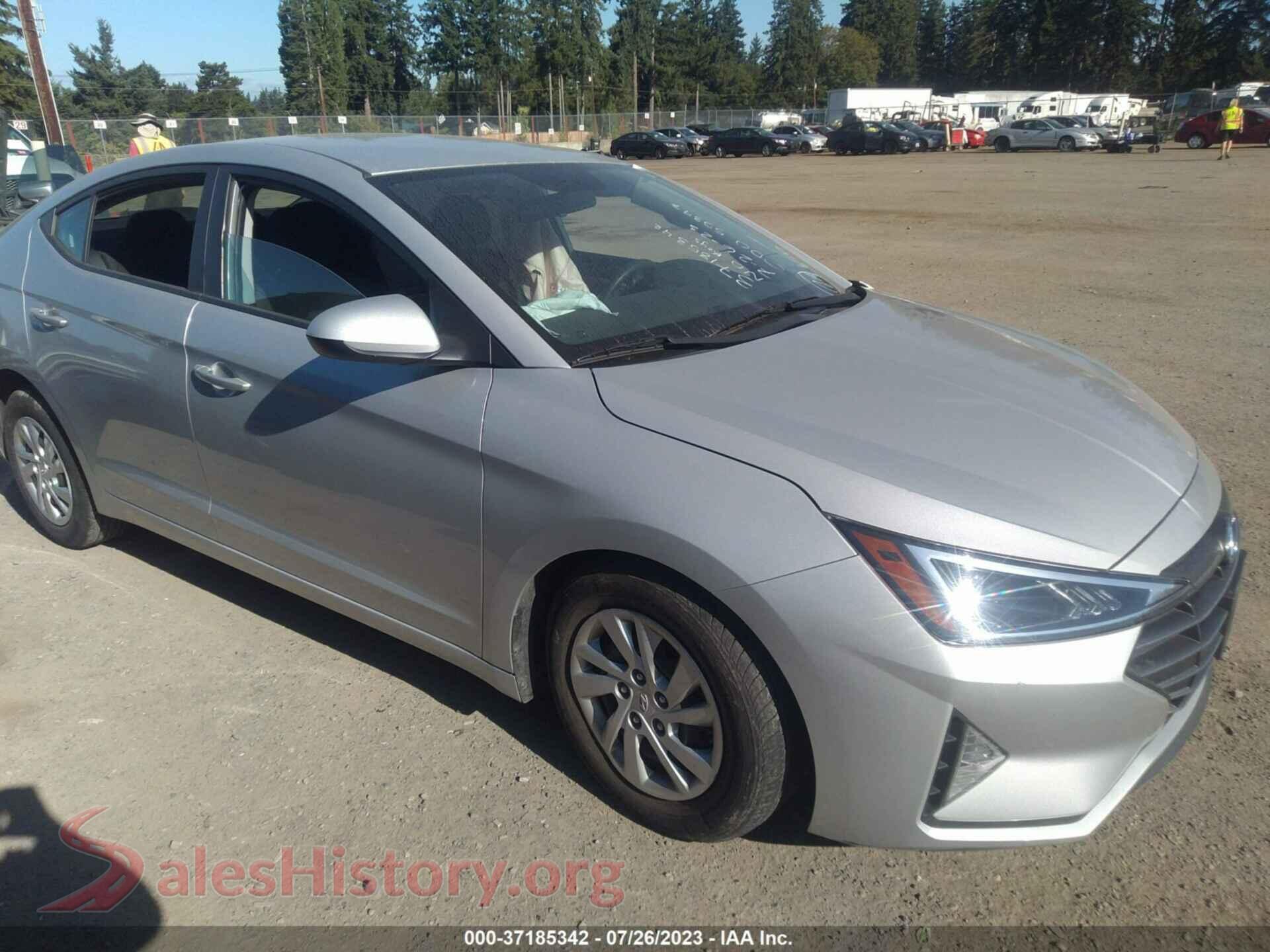 2019 HYUNDAI ELANTRA — VIN 5NPD74LF3KH485275