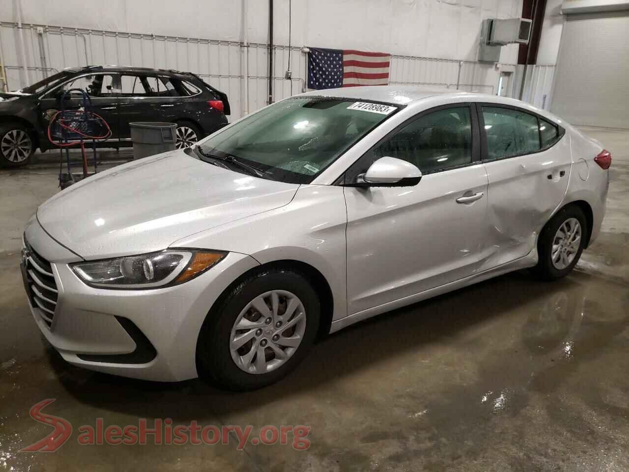 2017 HYUNDAI ELANTRA — VIN 5NPD74LF4HH167464