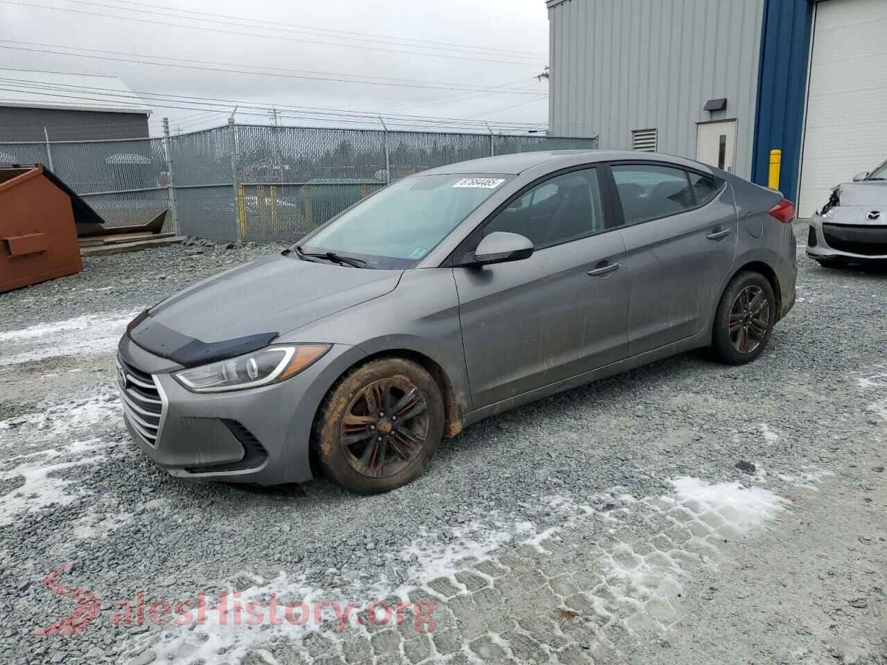 2018 HYUNDAI ELANTRA — VIN 5NPD74LF6JH244602