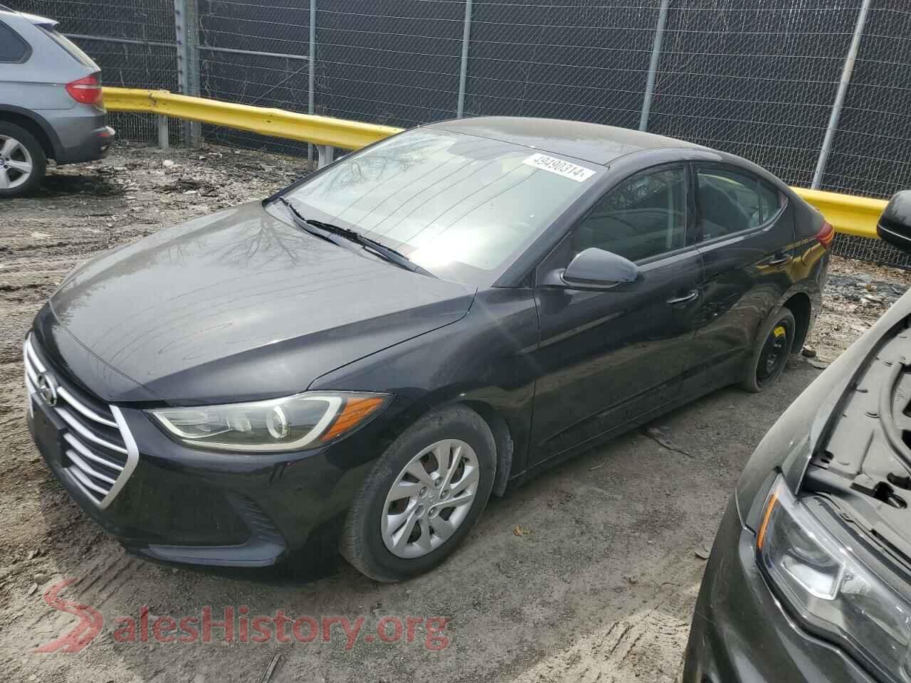 2018 HYUNDAI ELANTRA — VIN 5NPD74LF6JH355747