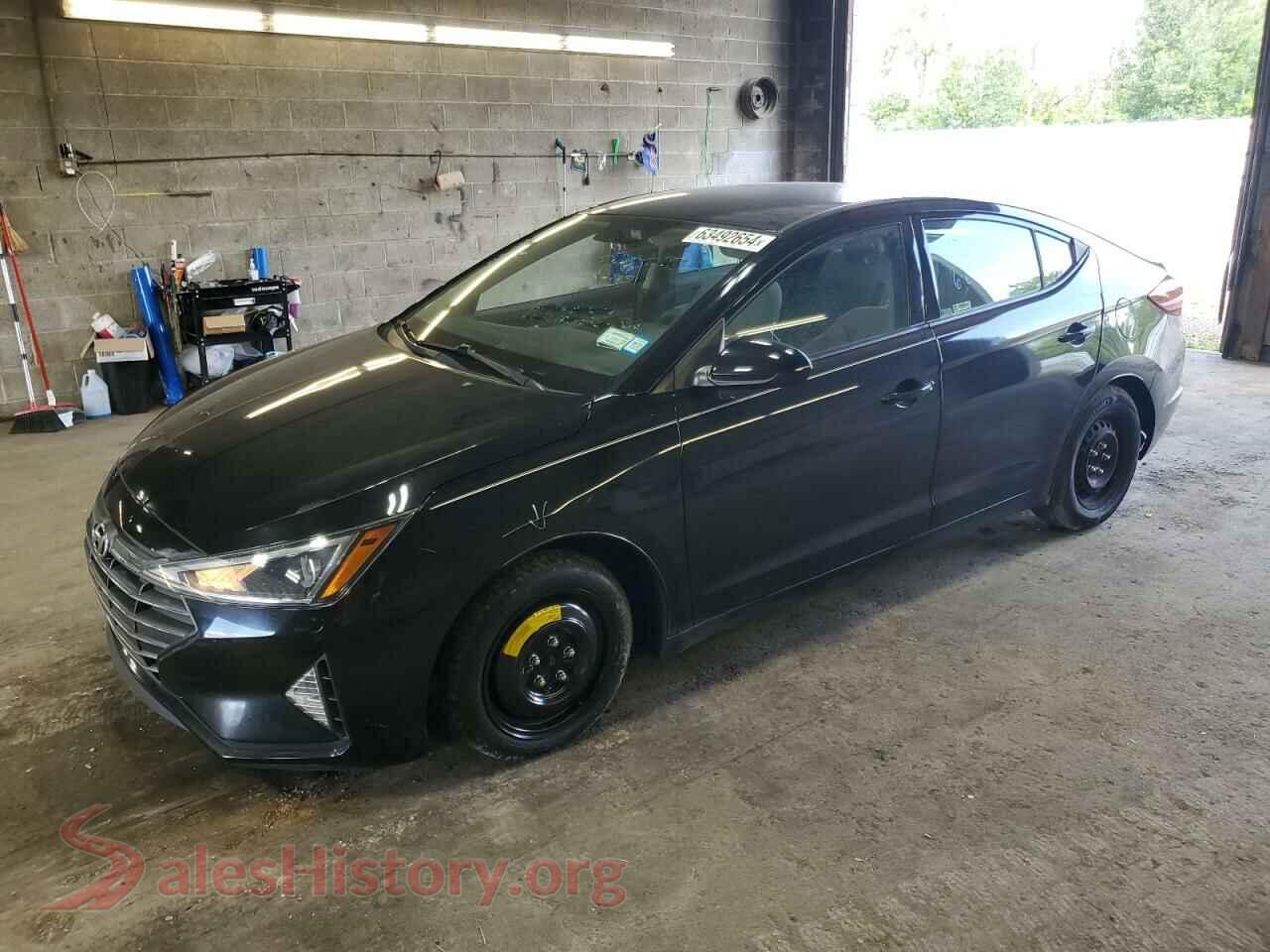 2019 HYUNDAI ELANTRA — VIN 5NPD74LF6KH414345