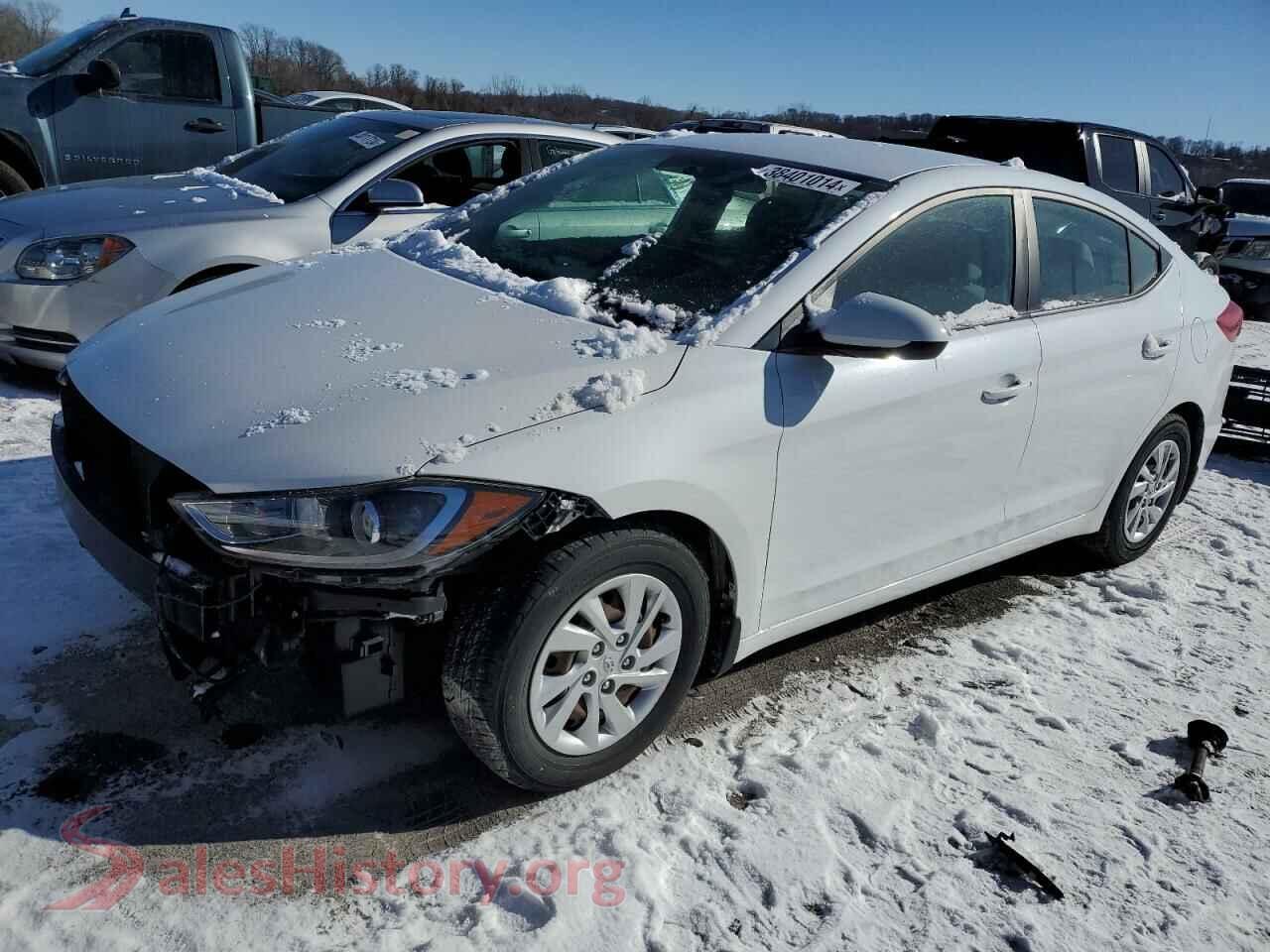 2017 HYUNDAI ELANTRA — VIN 5NPD74LF7HH083509