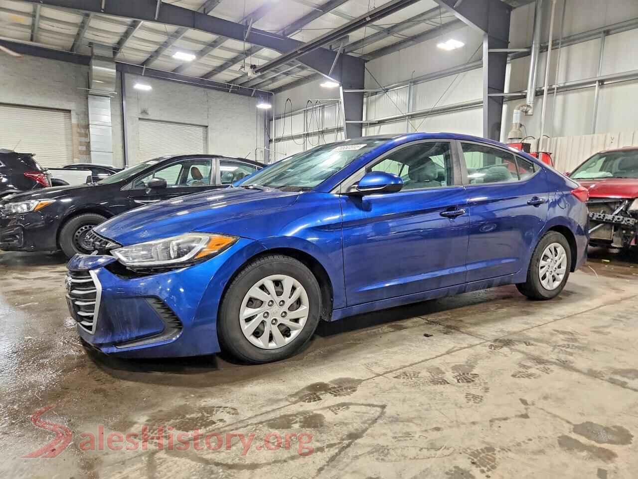2017 HYUNDAI ELANTRA — VIN 5NPD74LF9HH100083