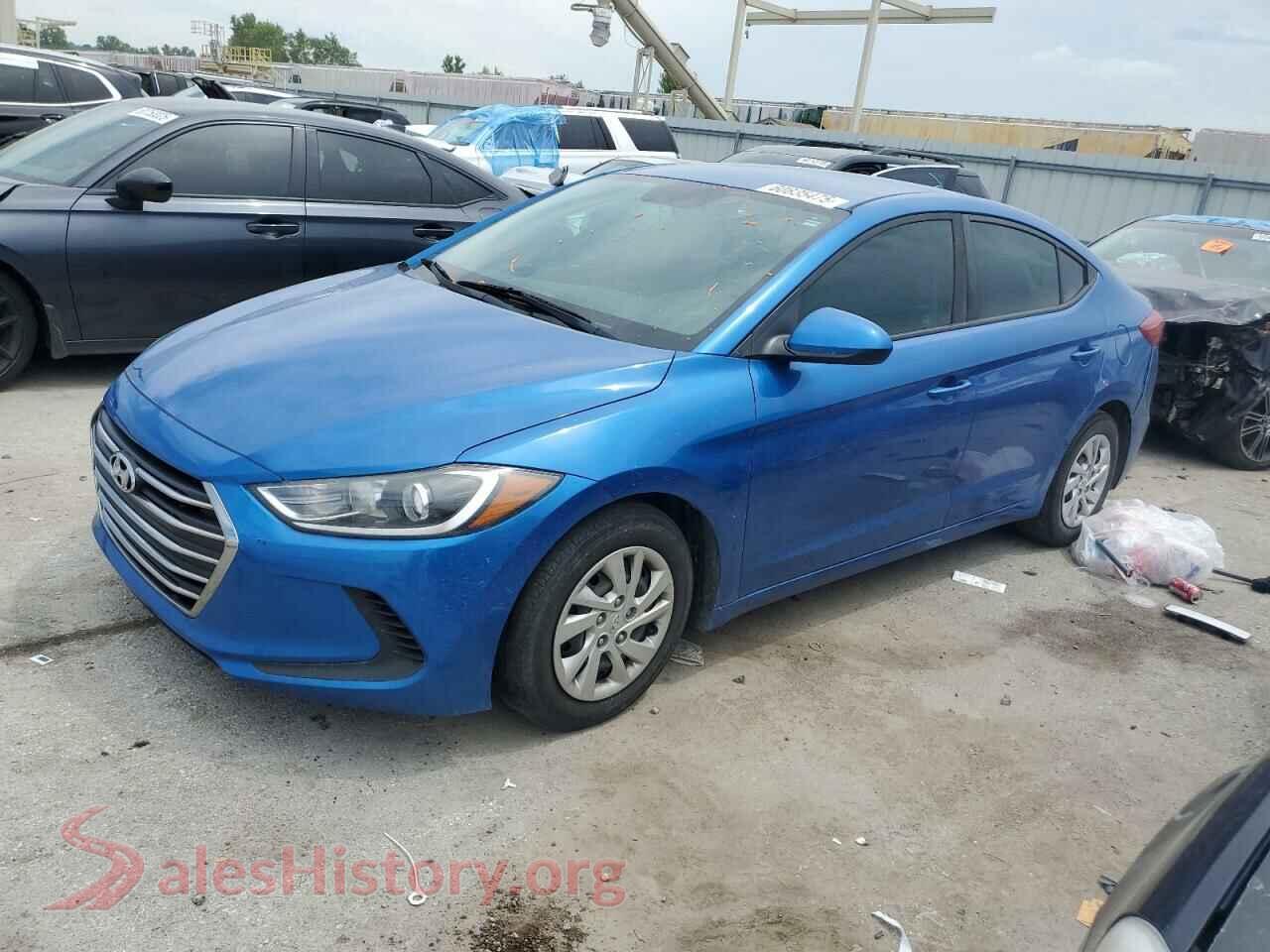 2017 HYUNDAI ELANTRA — VIN 5NPD74LF9HH183398