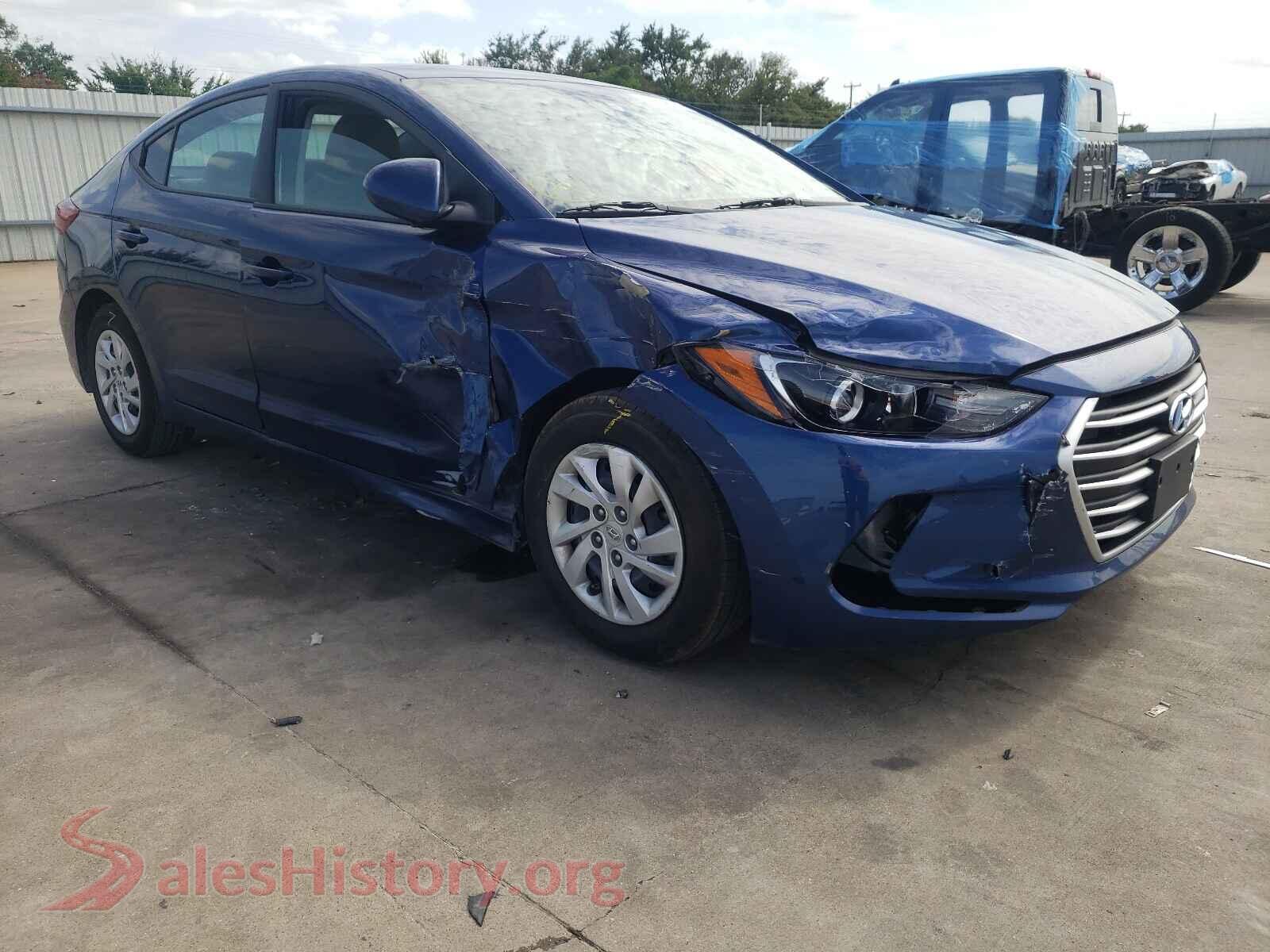 2017 HYUNDAI ELANTRA — VIN 5NPD74LF9HH196748