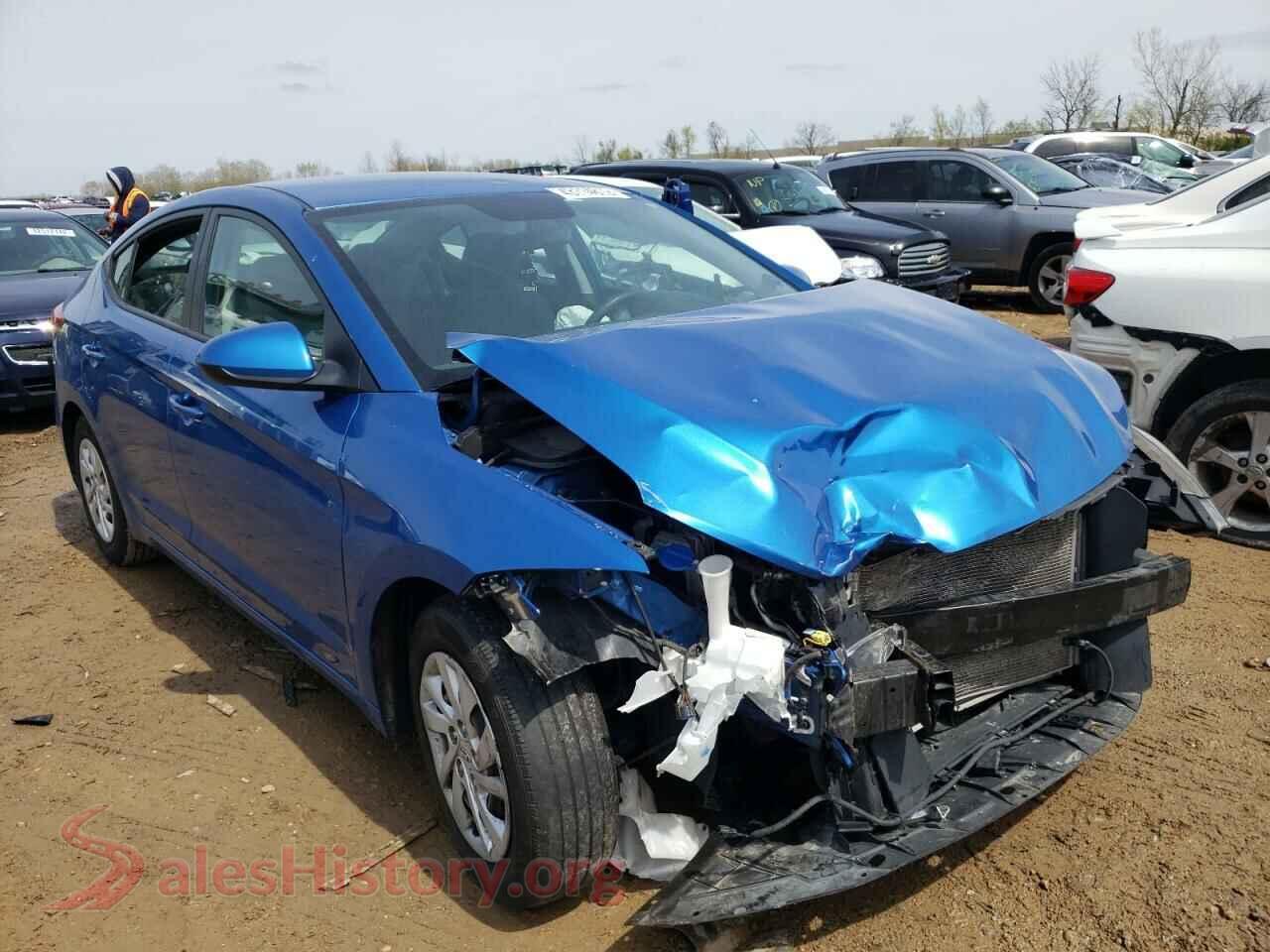 2018 HYUNDAI ELANTRA — VIN 5NPD74LF9JH394025