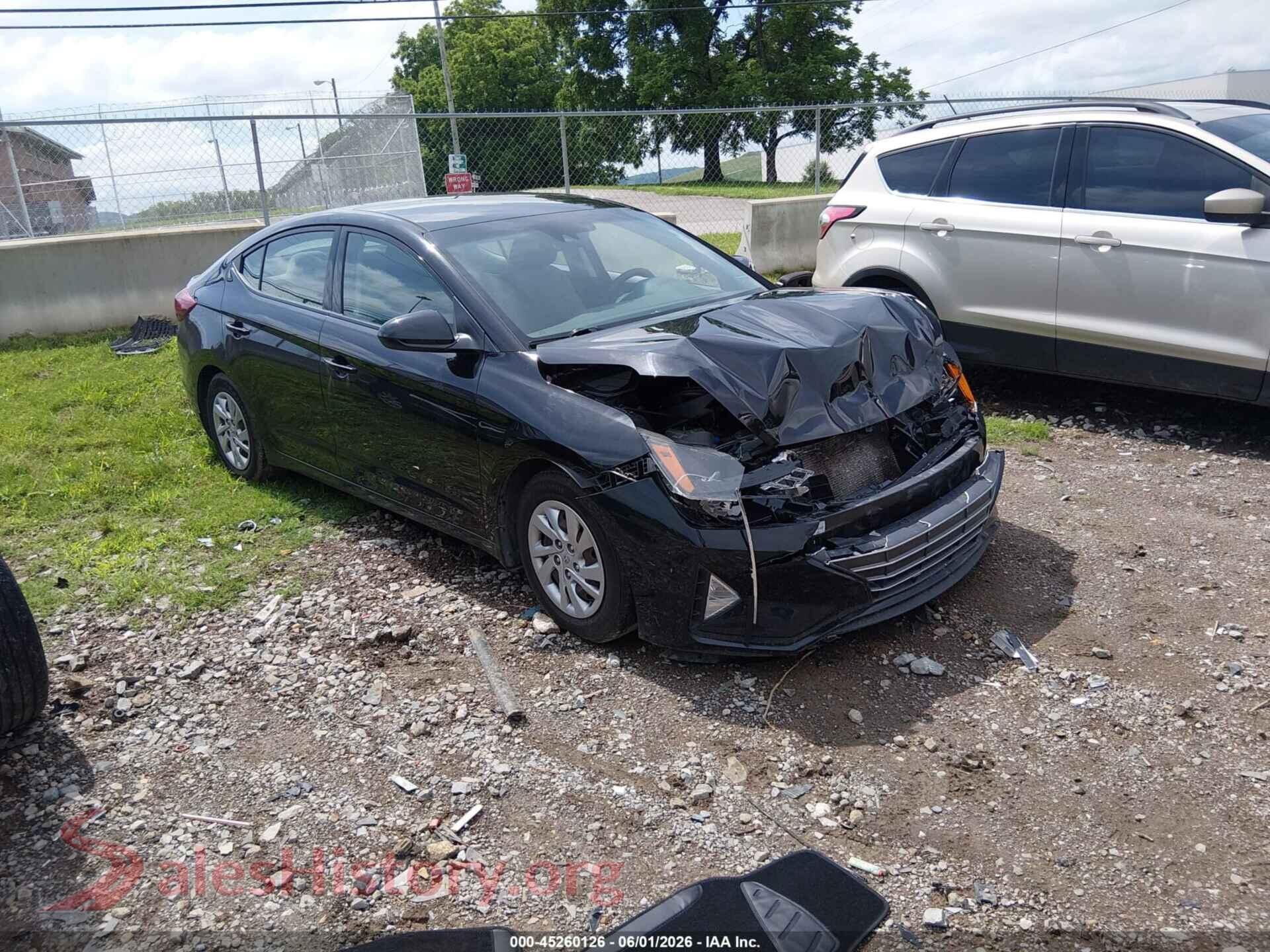 2020 HYUNDAI ELANTRA — VIN 5NPD74LF9LH611768