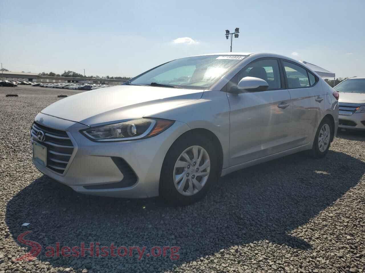 2017 HYUNDAI ELANTRA — VIN 5NPD74LFXHH102540