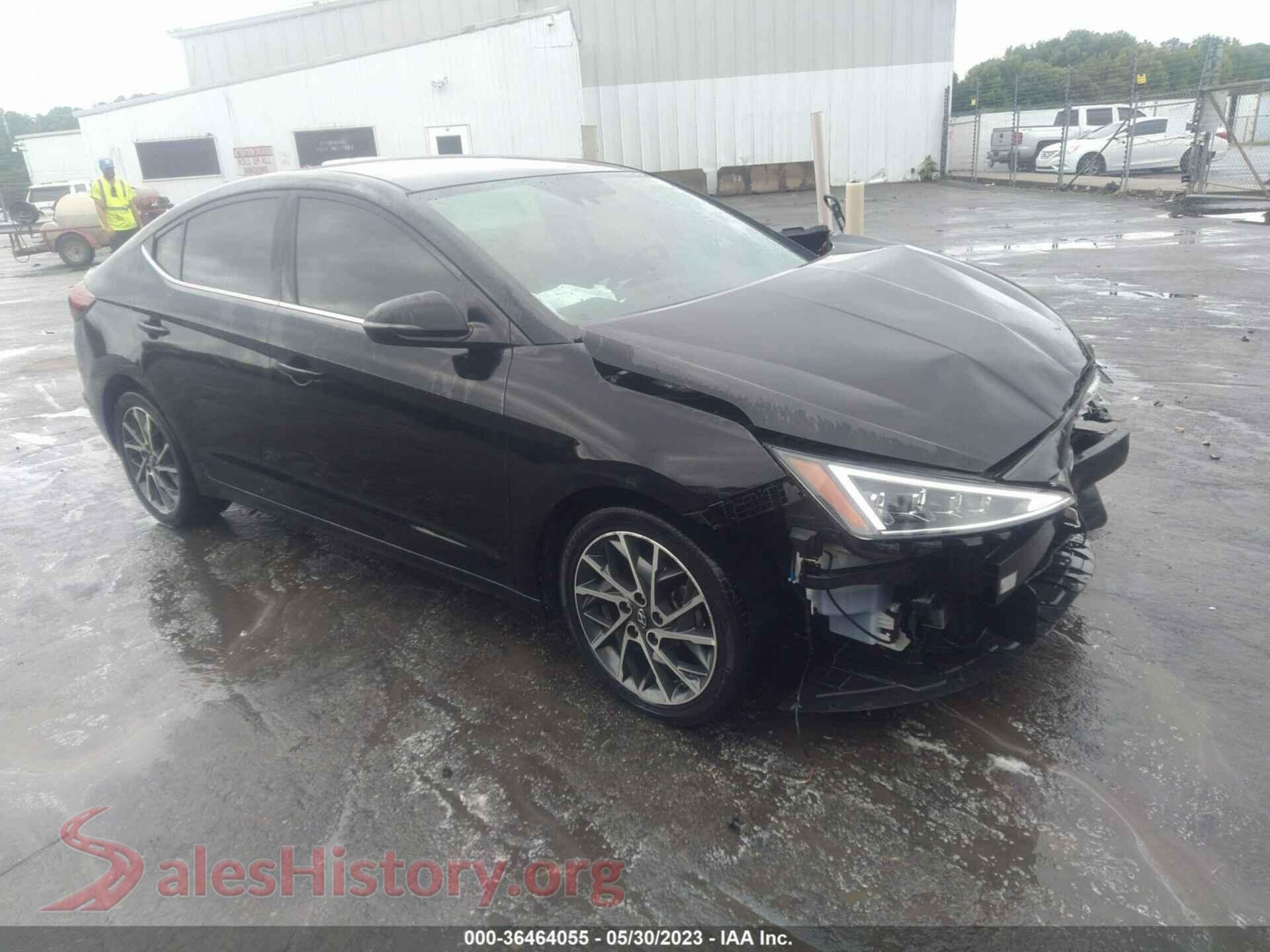 2019 HYUNDAI ELANTRA — VIN 5NPD84LF0KH431204