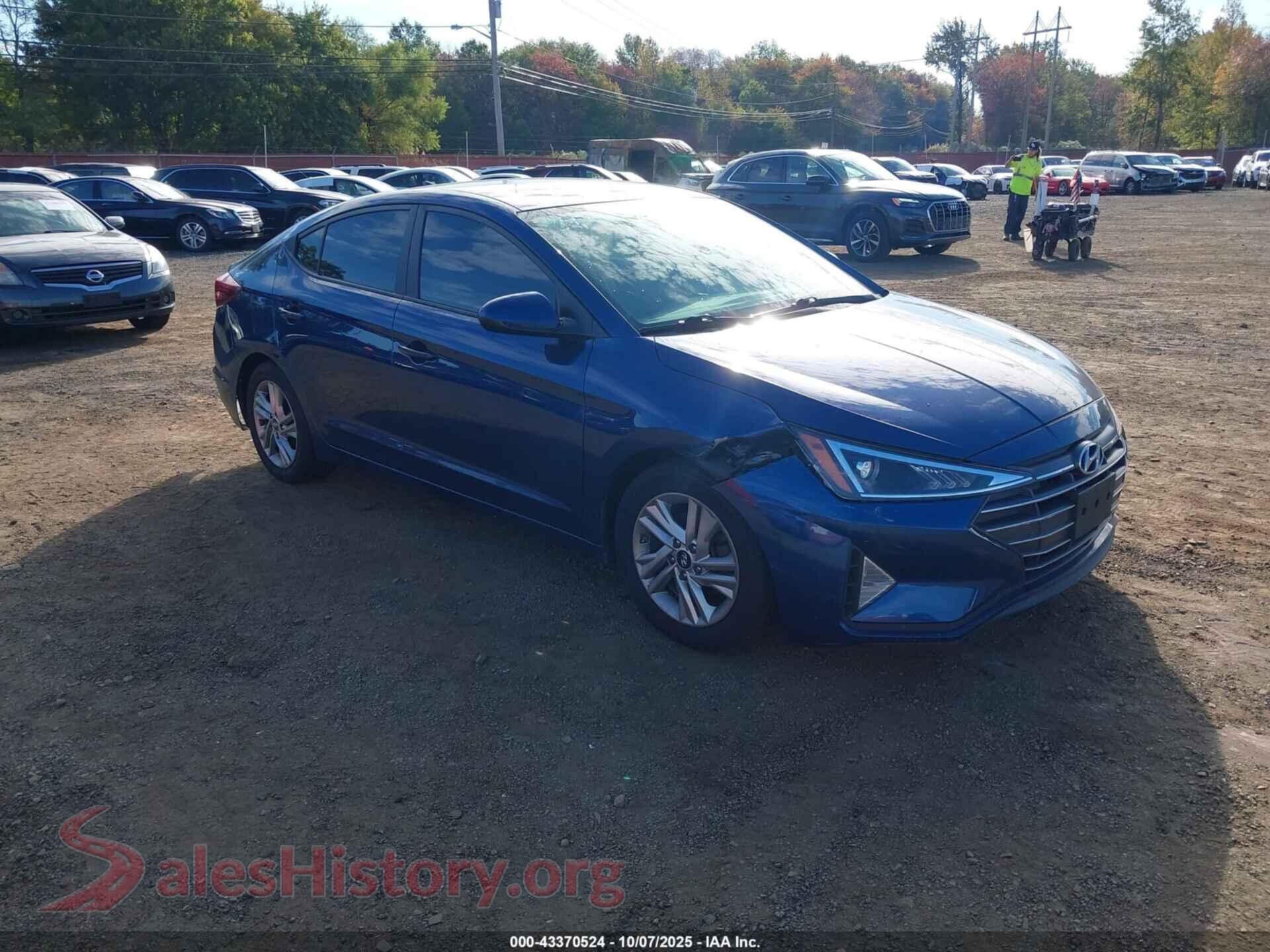 2020 HYUNDAI ELANTRA — VIN 5NPD84LF0LH536469