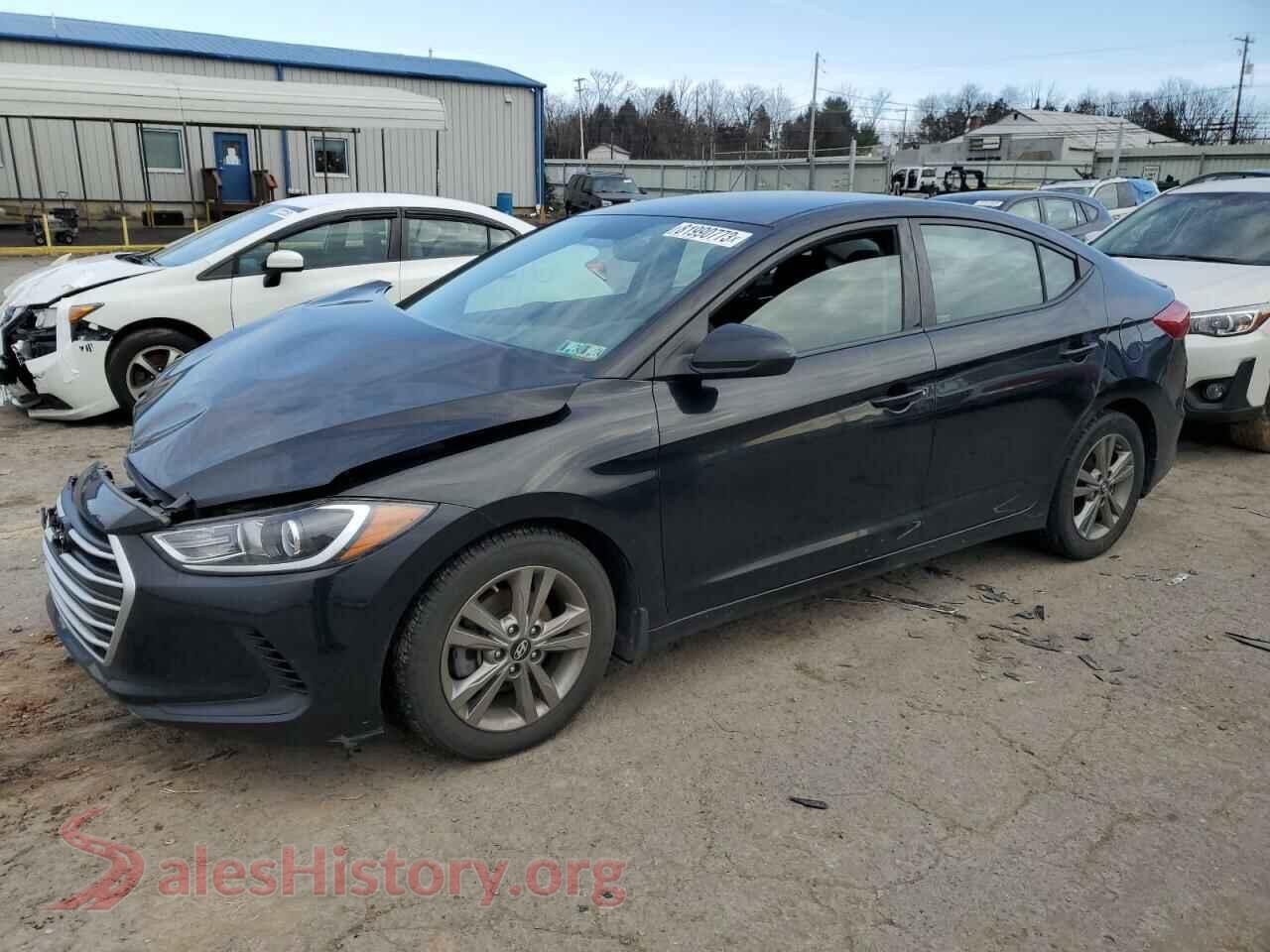 2018 HYUNDAI ELANTRA — VIN 5NPD84LF1JH285703
