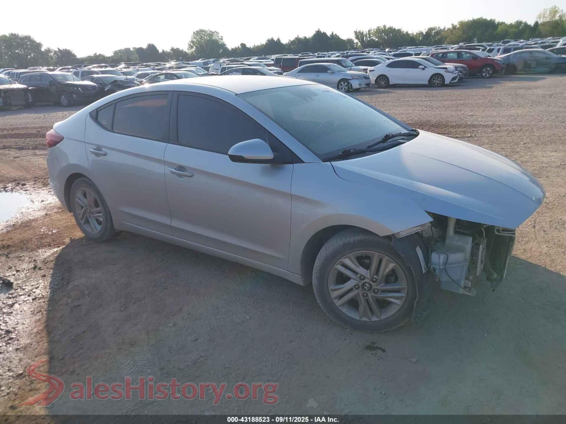 2019 HYUNDAI ELANTRA — VIN 5NPD84LF1KH430482