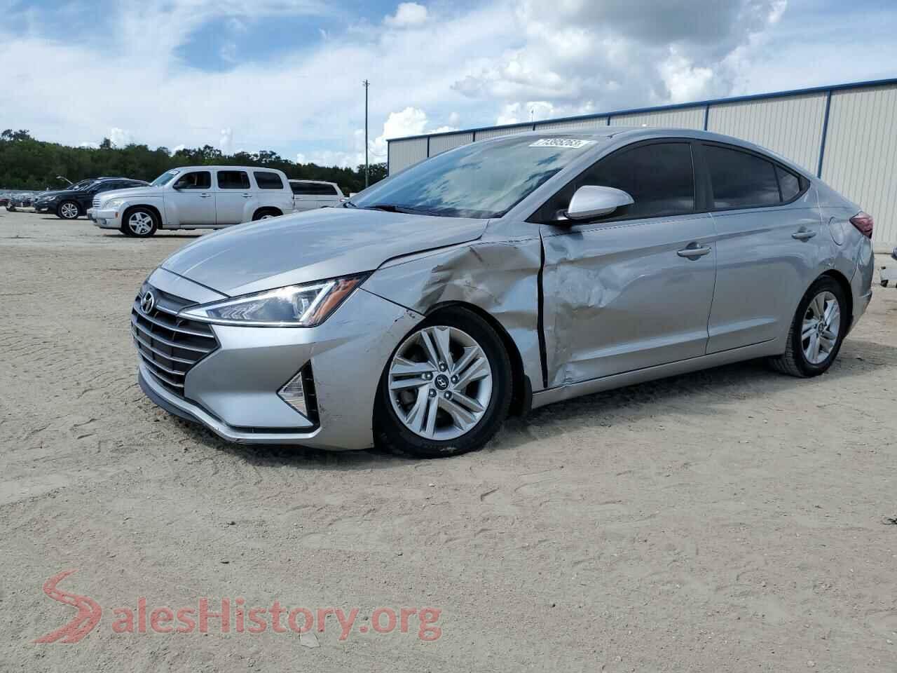 2020 HYUNDAI ELANTRA — VIN 5NPD84LF1LH607663