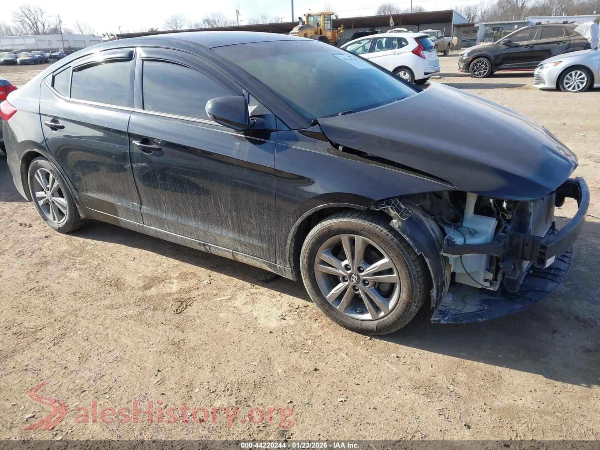 2017 HYUNDAI ELANTRA — VIN 5NPD84LF2HH098786