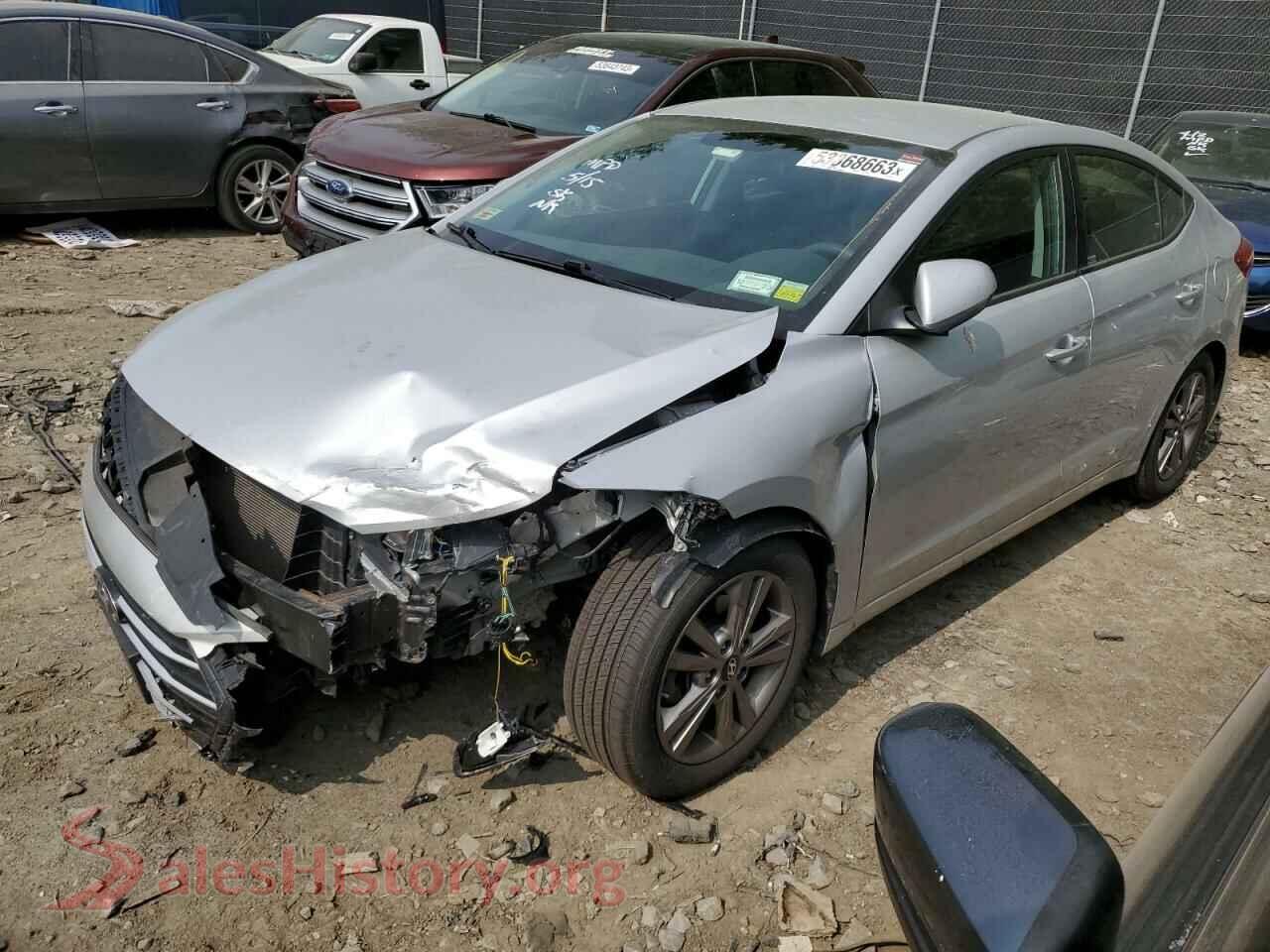 2018 HYUNDAI ELANTRA — VIN 5NPD84LF2JH274712