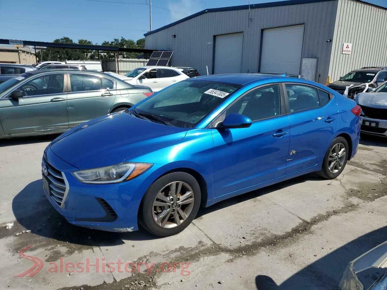 2018 HYUNDAI ELANTRA — VIN 5NPD84LF3JH239810