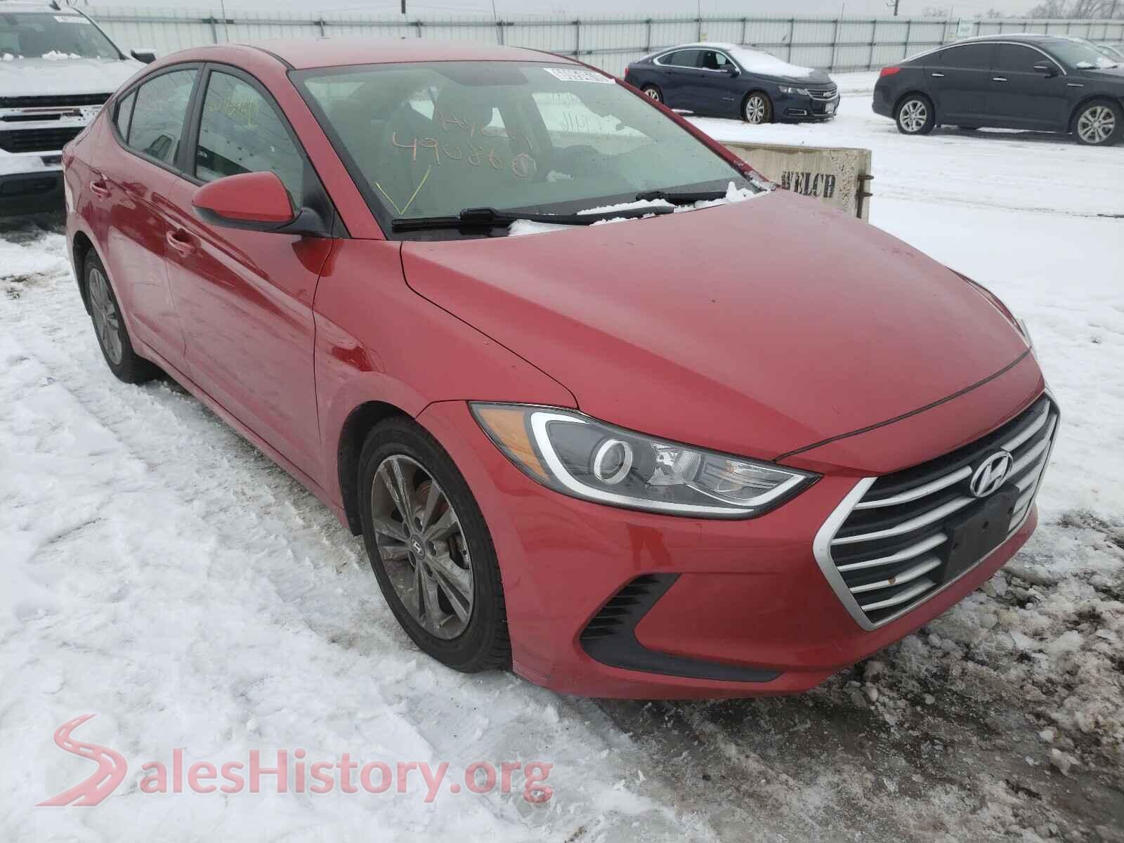 2017 HYUNDAI ELANTRA — VIN 5NPD84LF4HH146692