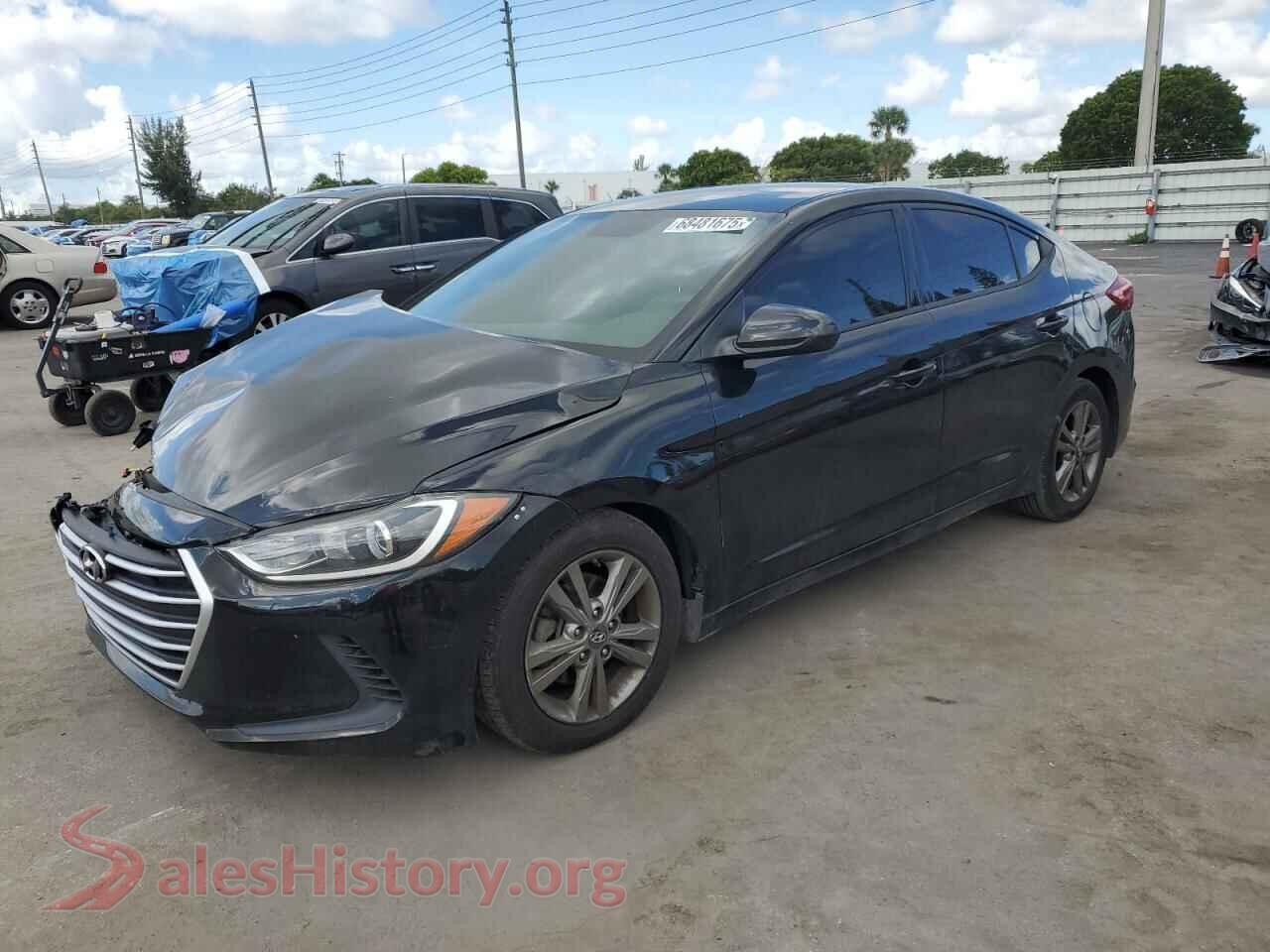 2018 HYUNDAI ELANTRA — VIN 5NPD84LF4JH233529