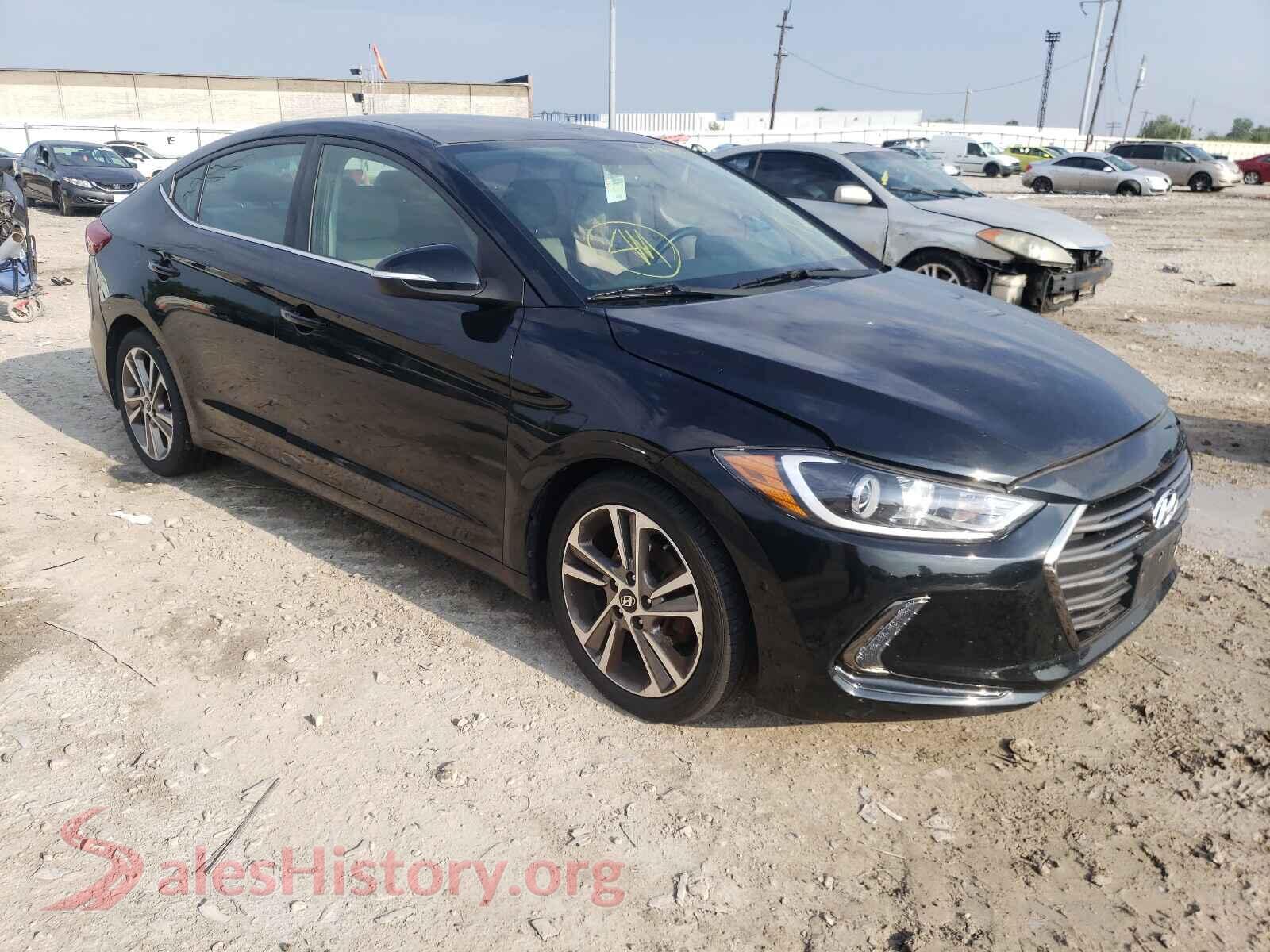 2018 HYUNDAI ELANTRA — VIN 5NPD84LF4JH297053