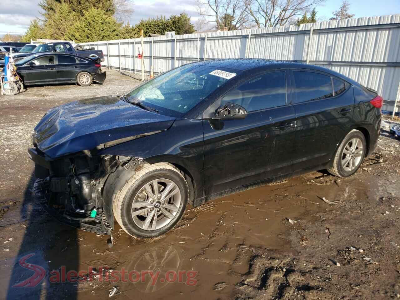 2018 HYUNDAI ELANTRA — VIN 5NPD84LF4JH383009
