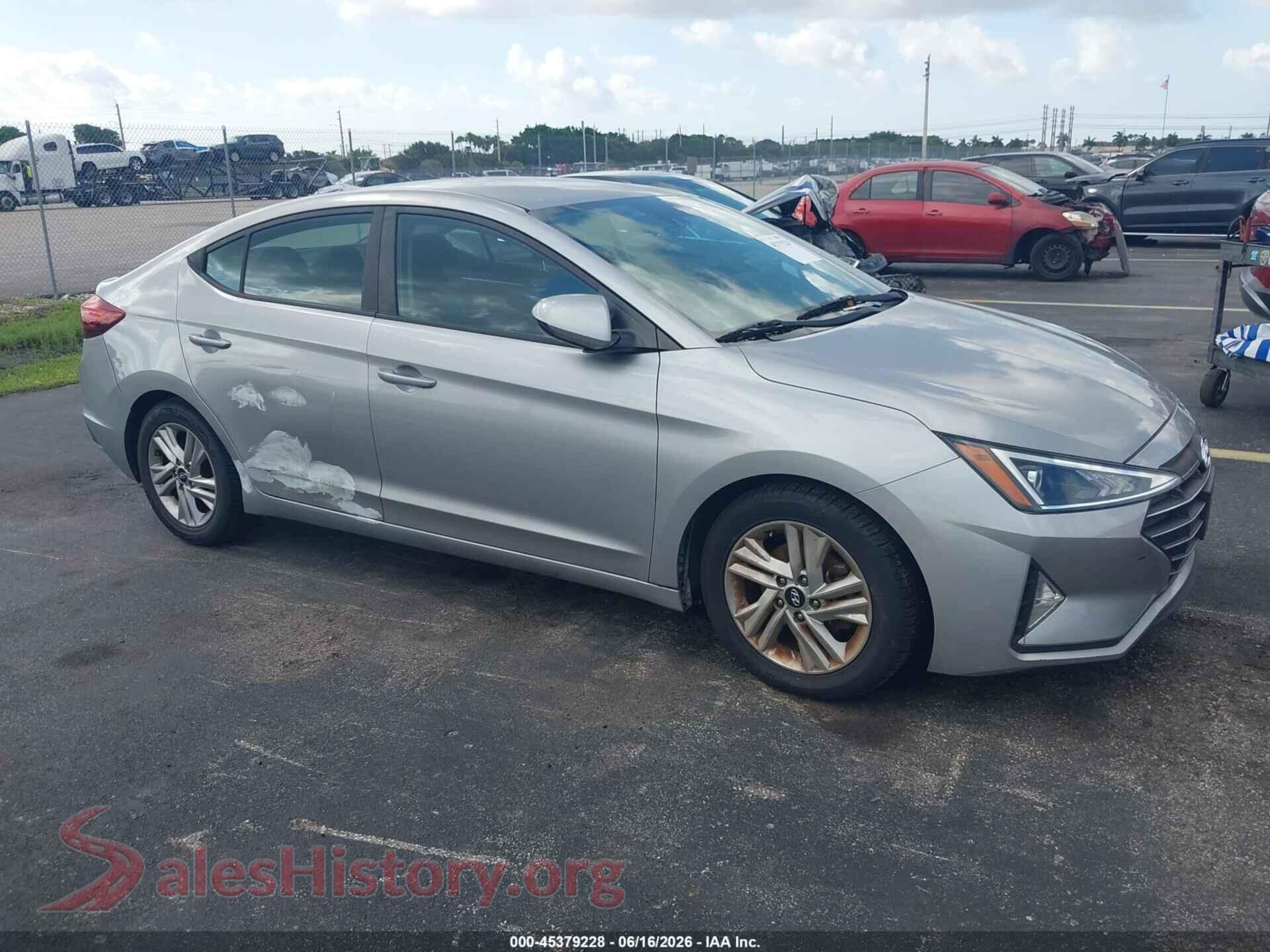 2020 HYUNDAI ELANTRA — VIN 5NPD84LF4LH583391