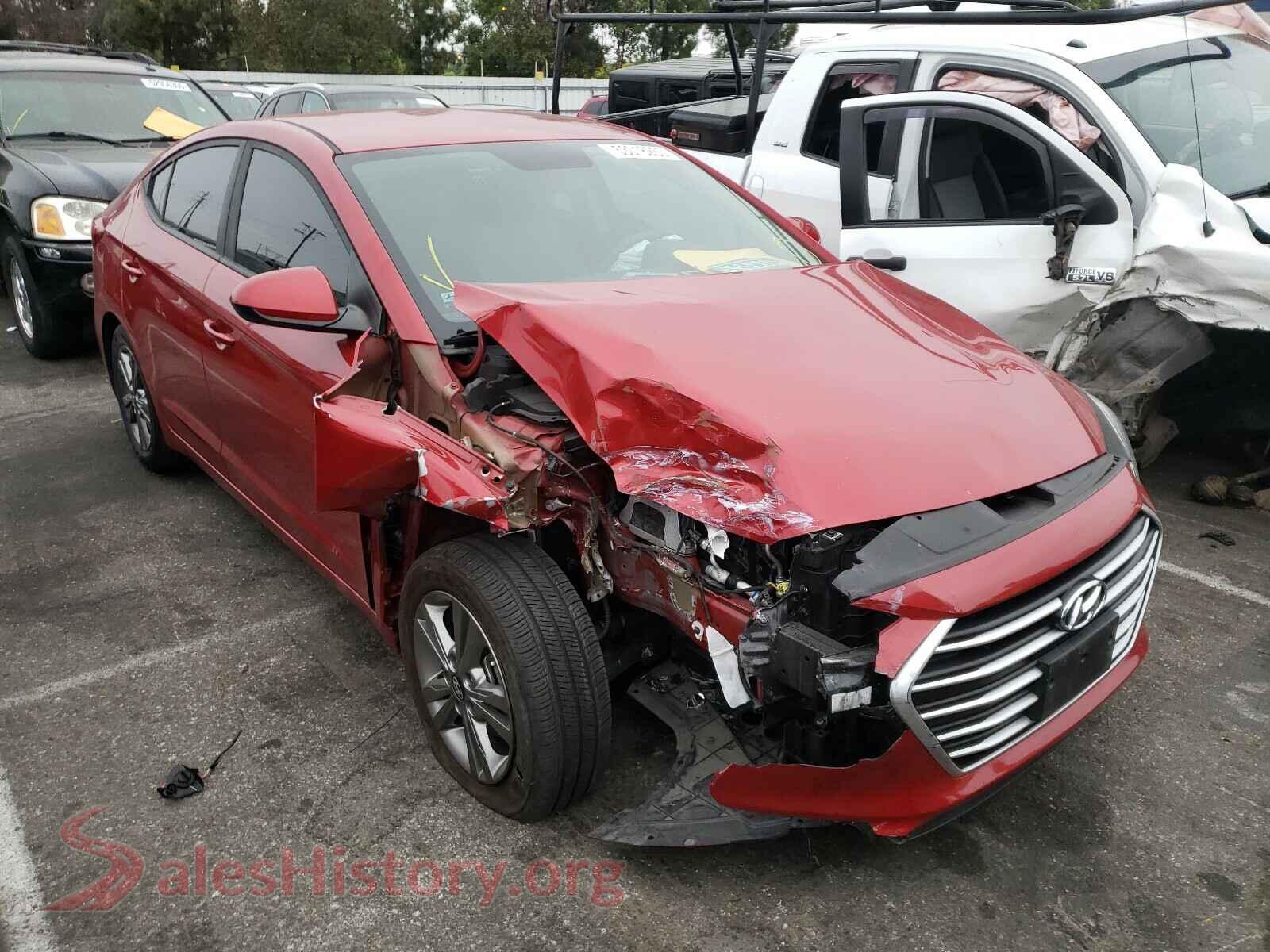 2017 HYUNDAI ELANTRA — VIN 5NPD84LF5HH056399