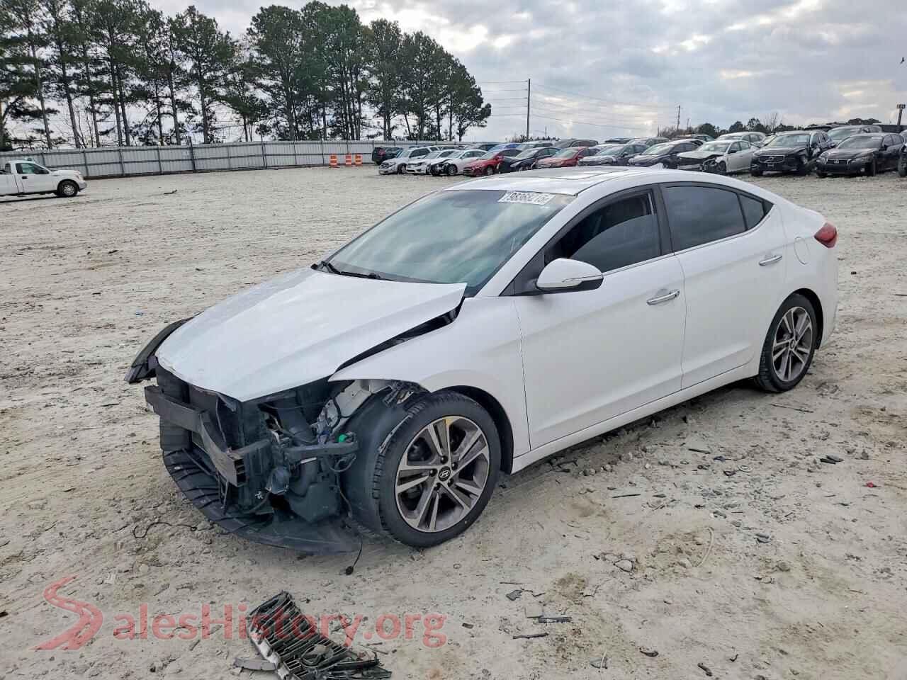 2017 HYUNDAI ELANTRA — VIN 5NPD84LF5HH057245