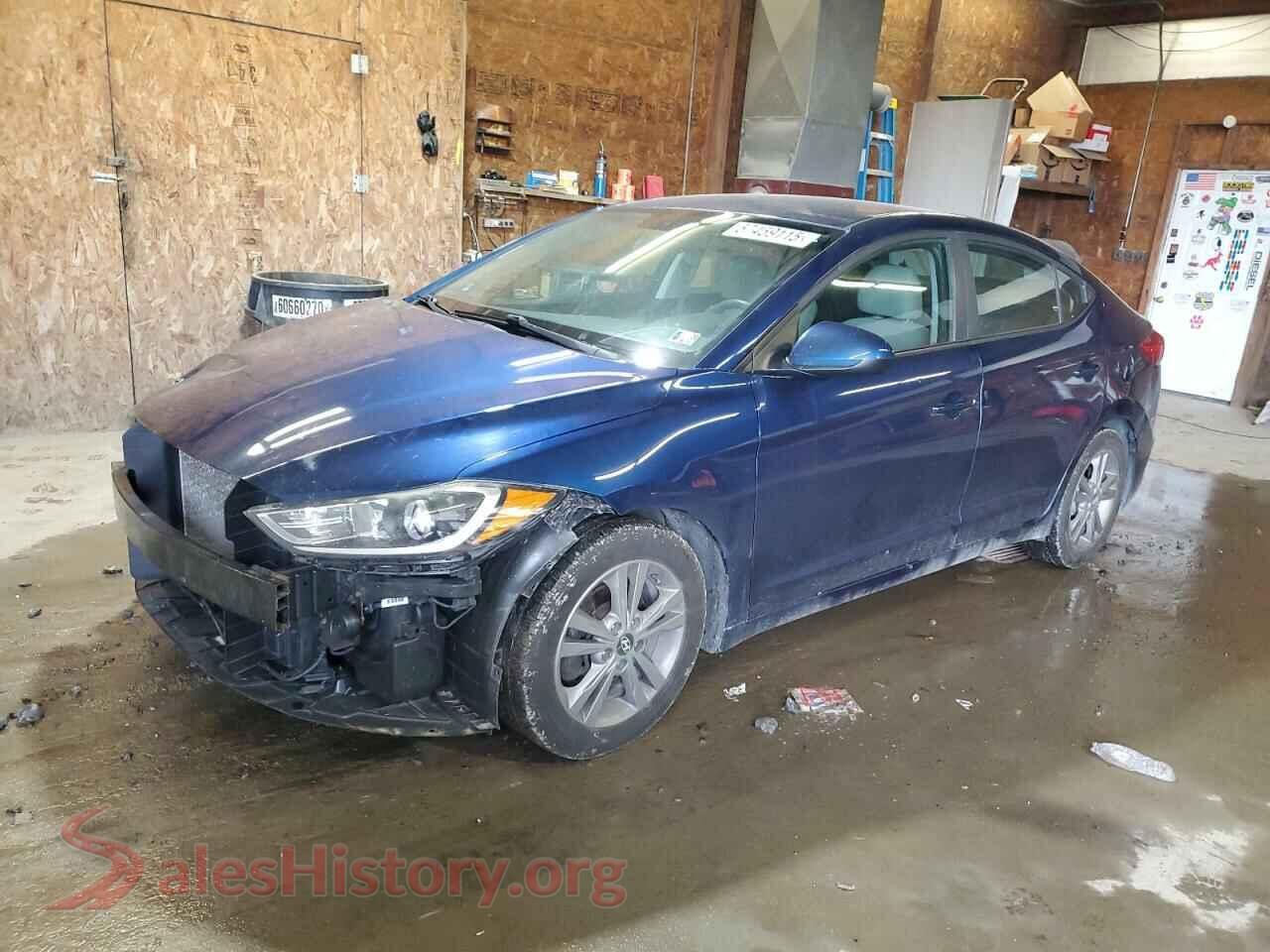2018 HYUNDAI ELANTRA — VIN 5NPD84LF5JH249190