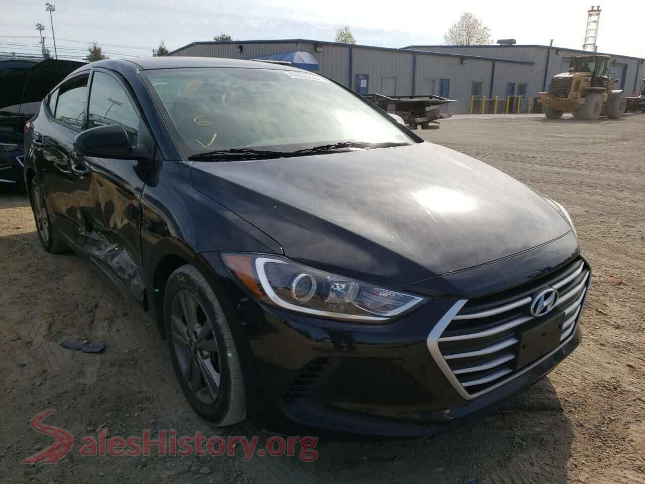 2018 HYUNDAI ELANTRA — VIN 5NPD84LF5JH363030