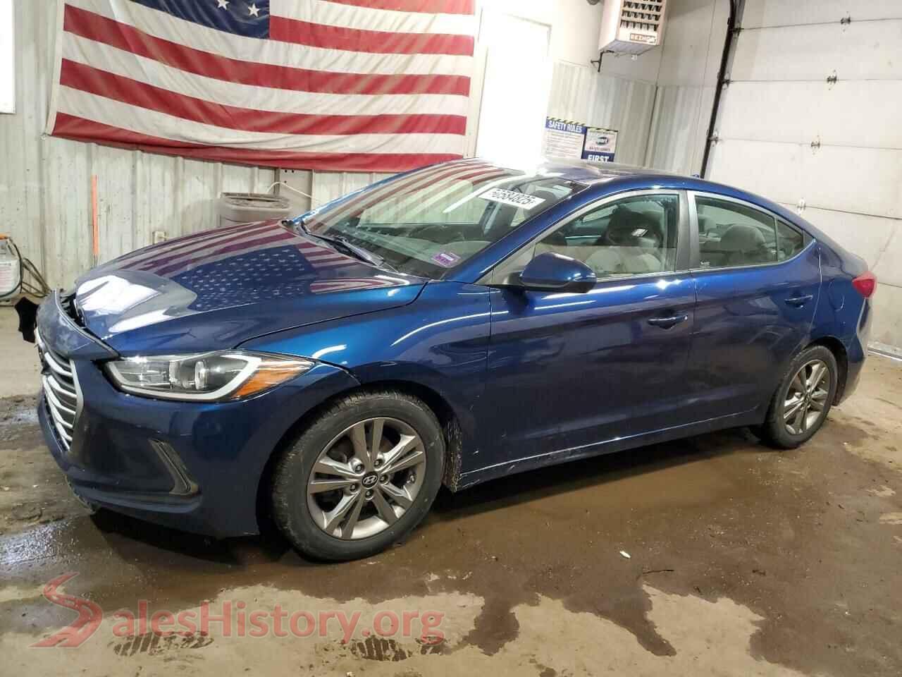 2018 HYUNDAI ELANTRA — VIN 5NPD84LF5JH364985