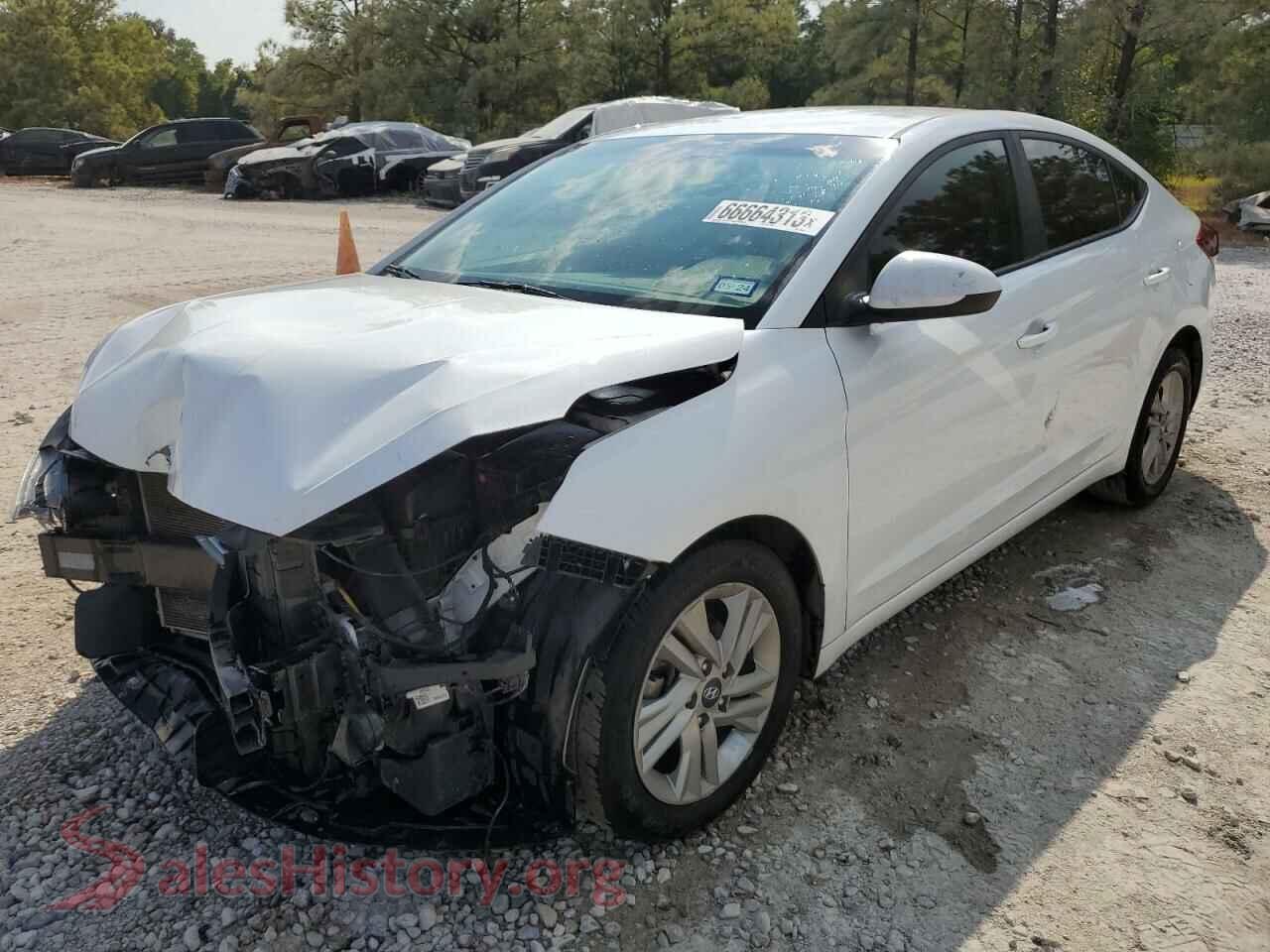 2020 HYUNDAI ELANTRA — VIN 5NPD84LF5LH583738