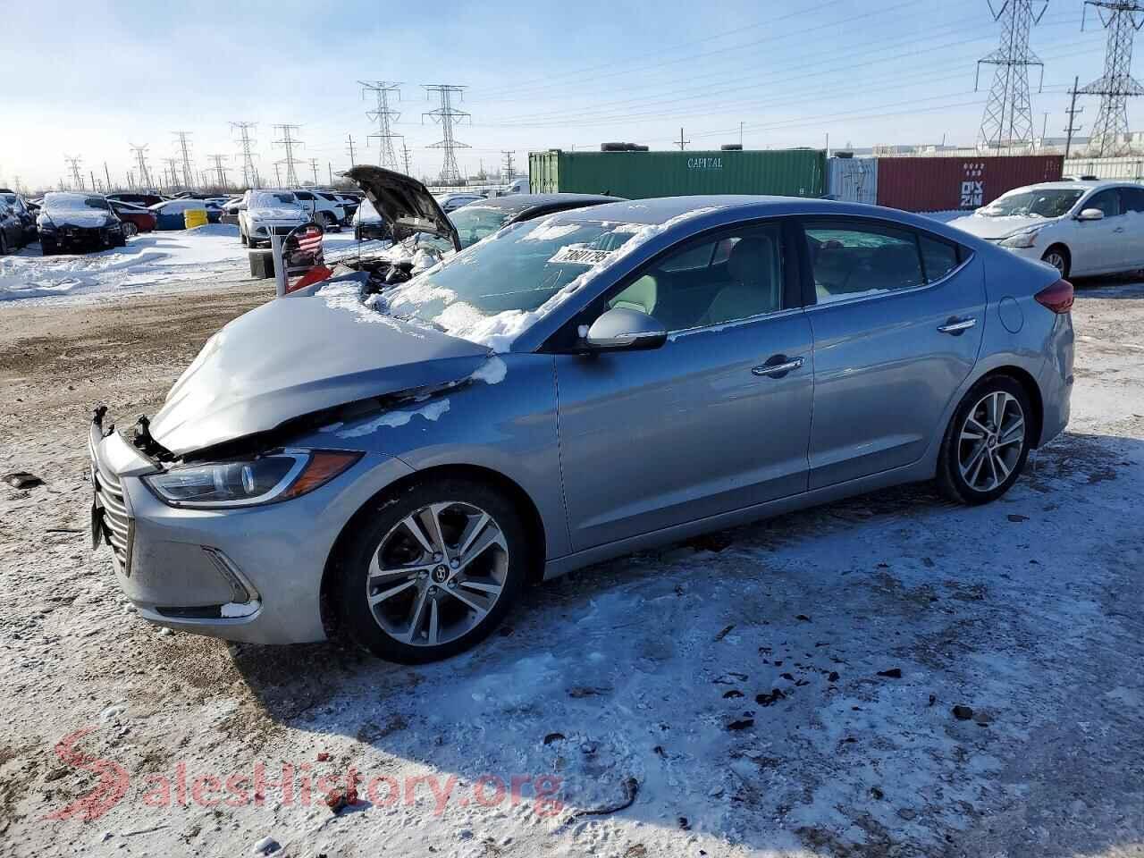 2017 HYUNDAI ELANTRA — VIN 5NPD84LF6HH009527
