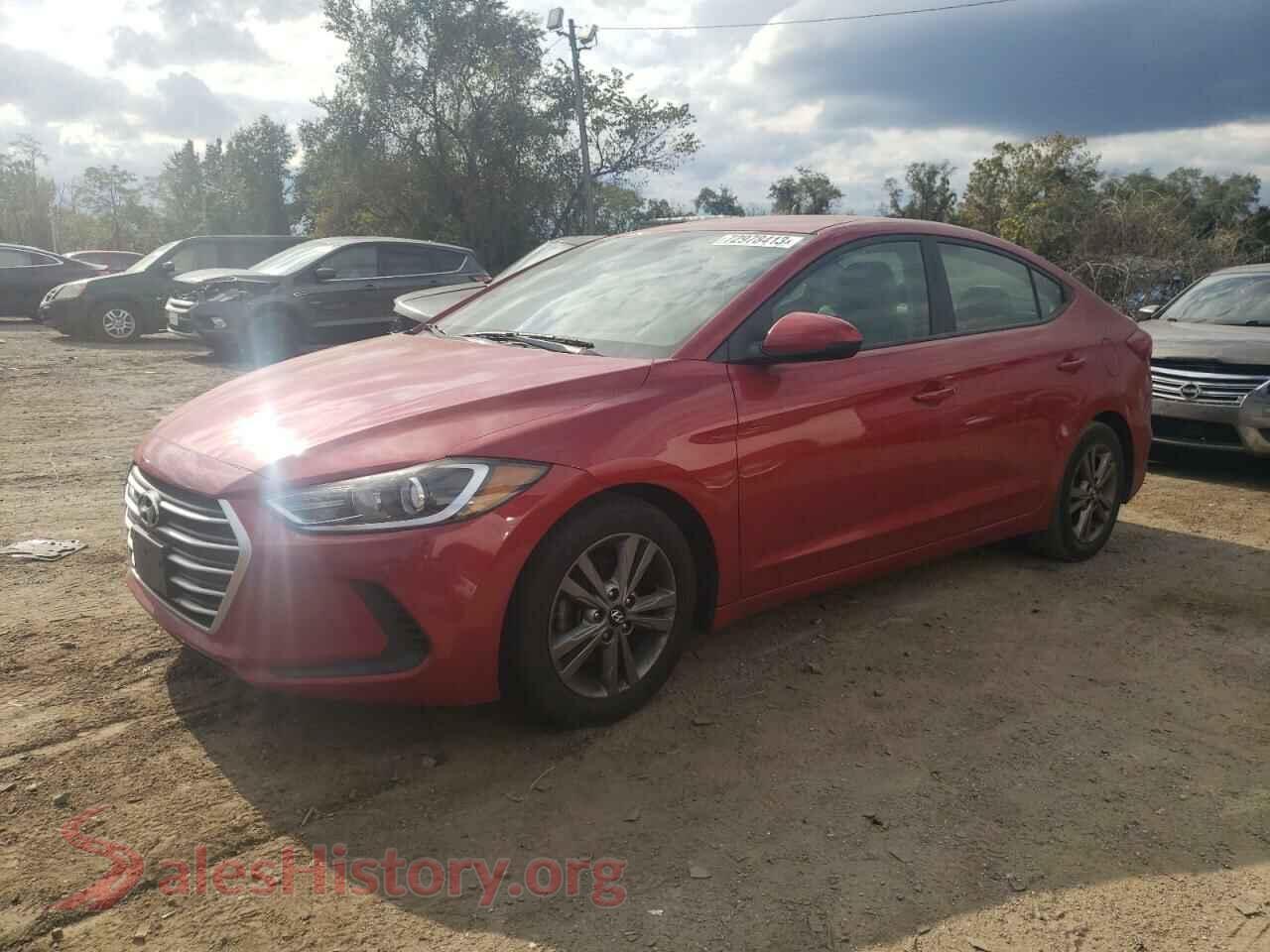 2017 HYUNDAI ELANTRA — VIN 5NPD84LF6HH091985