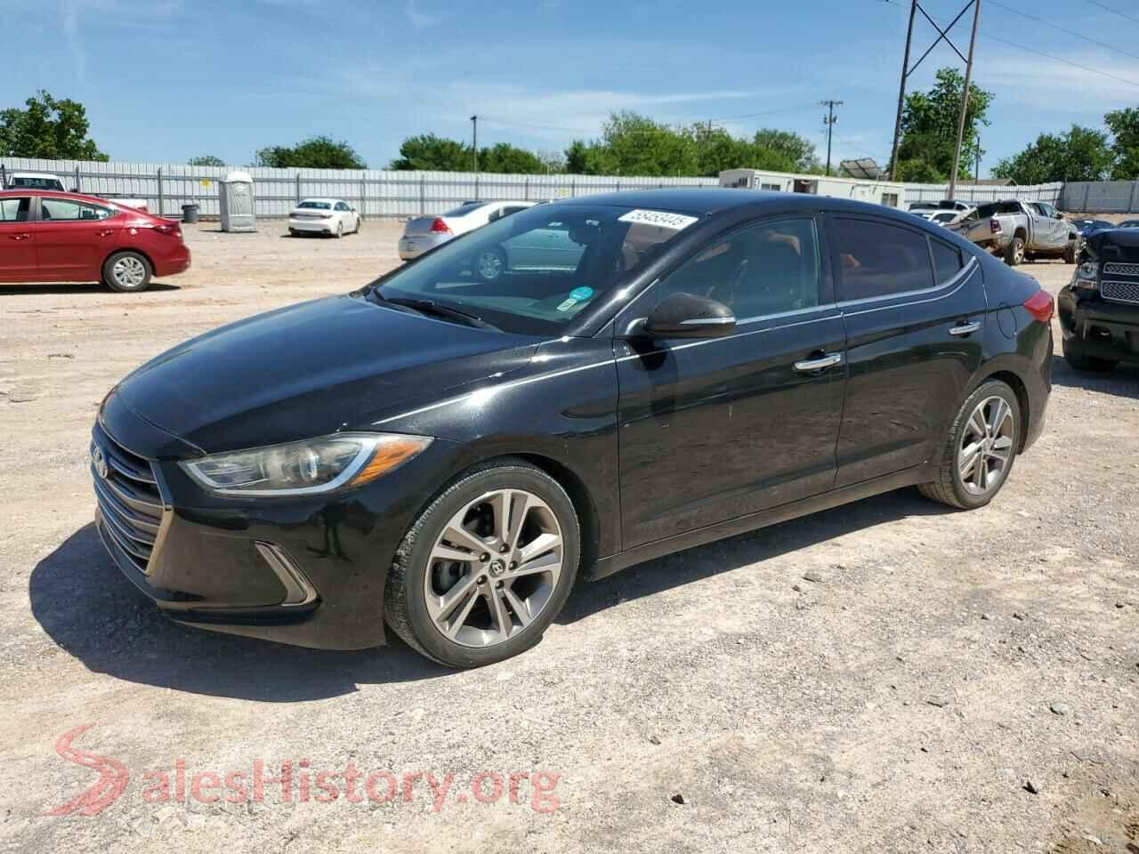 2017 HYUNDAI ELANTRA — VIN 5NPD84LF6HH108574