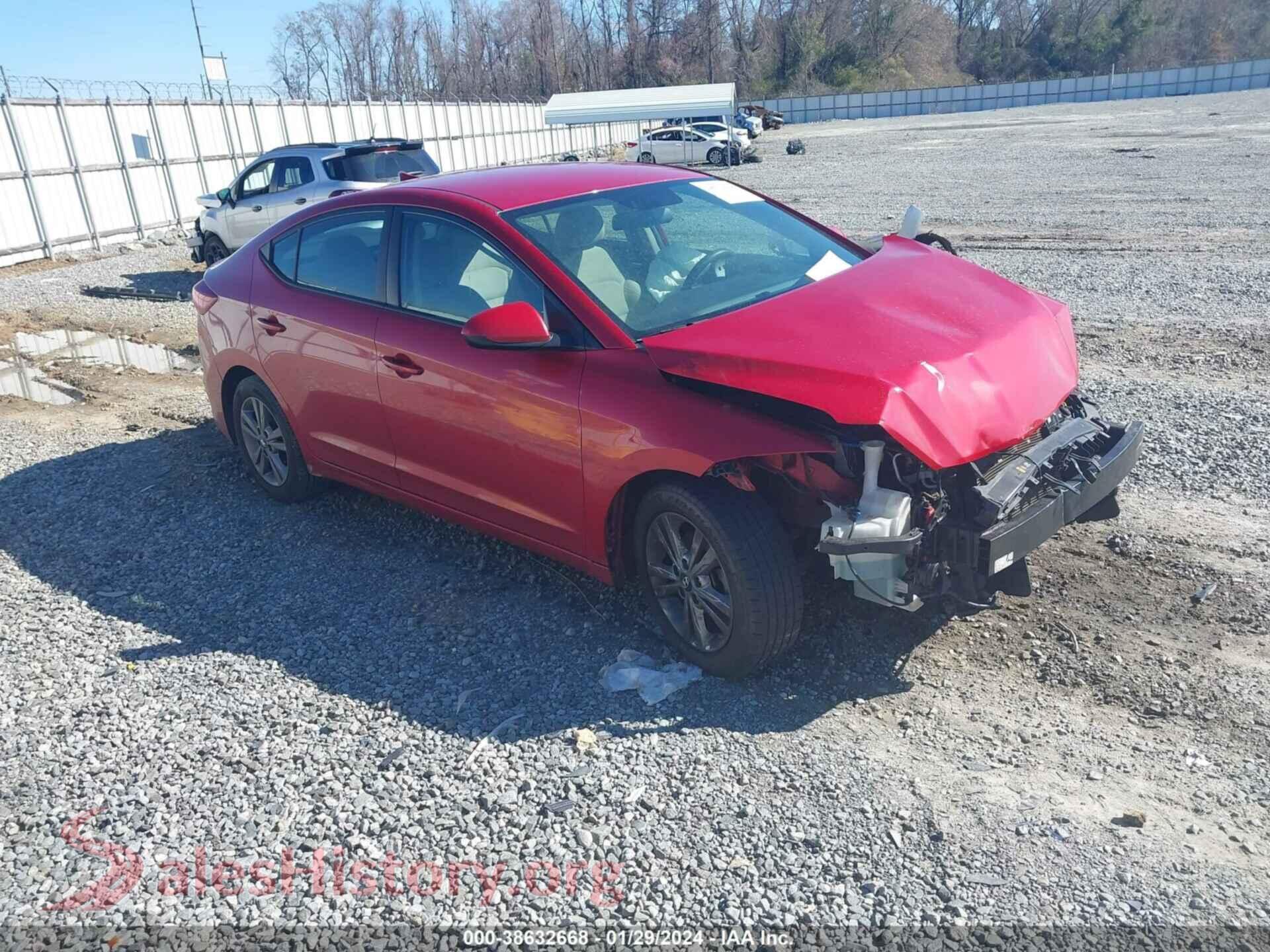 2017 HYUNDAI ELANTRA — VIN 5NPD84LF6HH118859