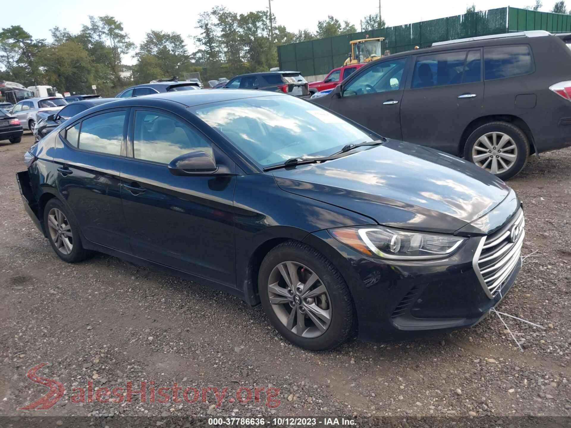 2017 HYUNDAI ELANTRA — VIN 5NPD84LF6HH189303