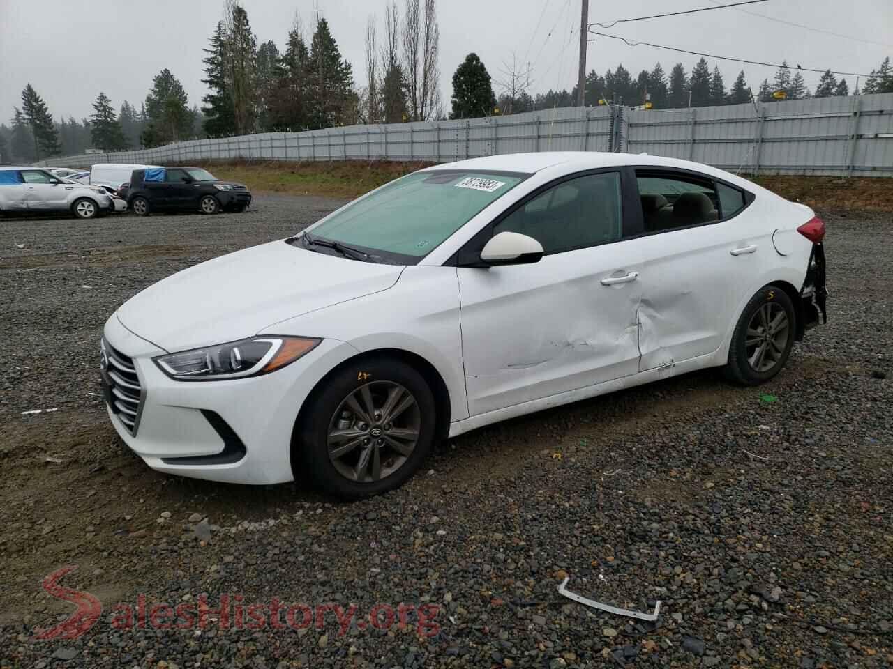 2018 HYUNDAI ELANTRA — VIN 5NPD84LF6JH224332