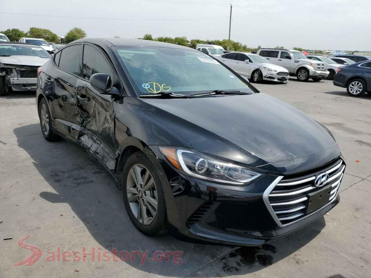 2018 HYUNDAI ELANTRA — VIN 5NPD84LF6JH291366