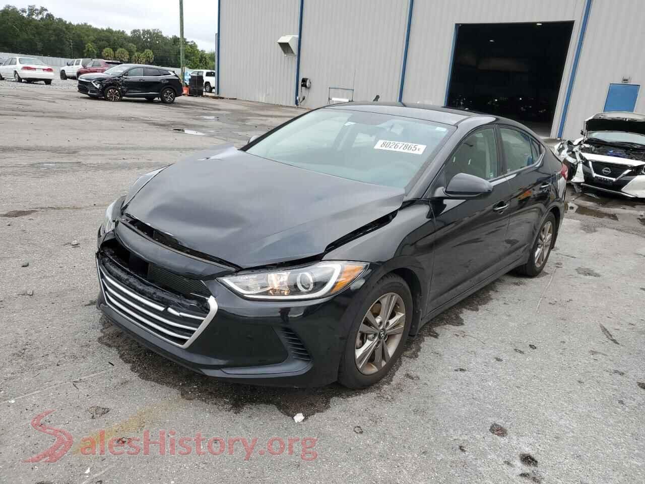 2018 HYUNDAI ELANTRA — VIN 5NPD84LF6JH358919