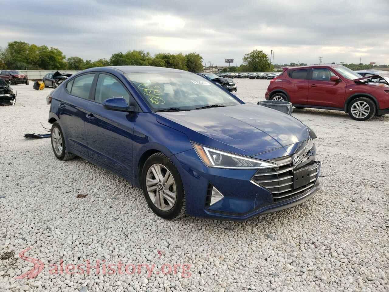 2019 HYUNDAI ELANTRA — VIN 5NPD84LF6KH408946