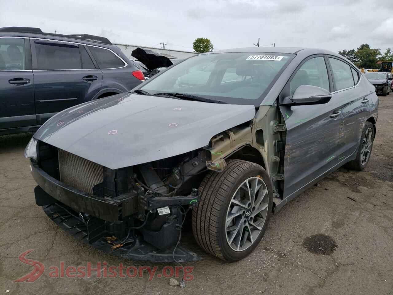 2019 HYUNDAI ELANTRA — VIN 5NPD84LF6KH468161