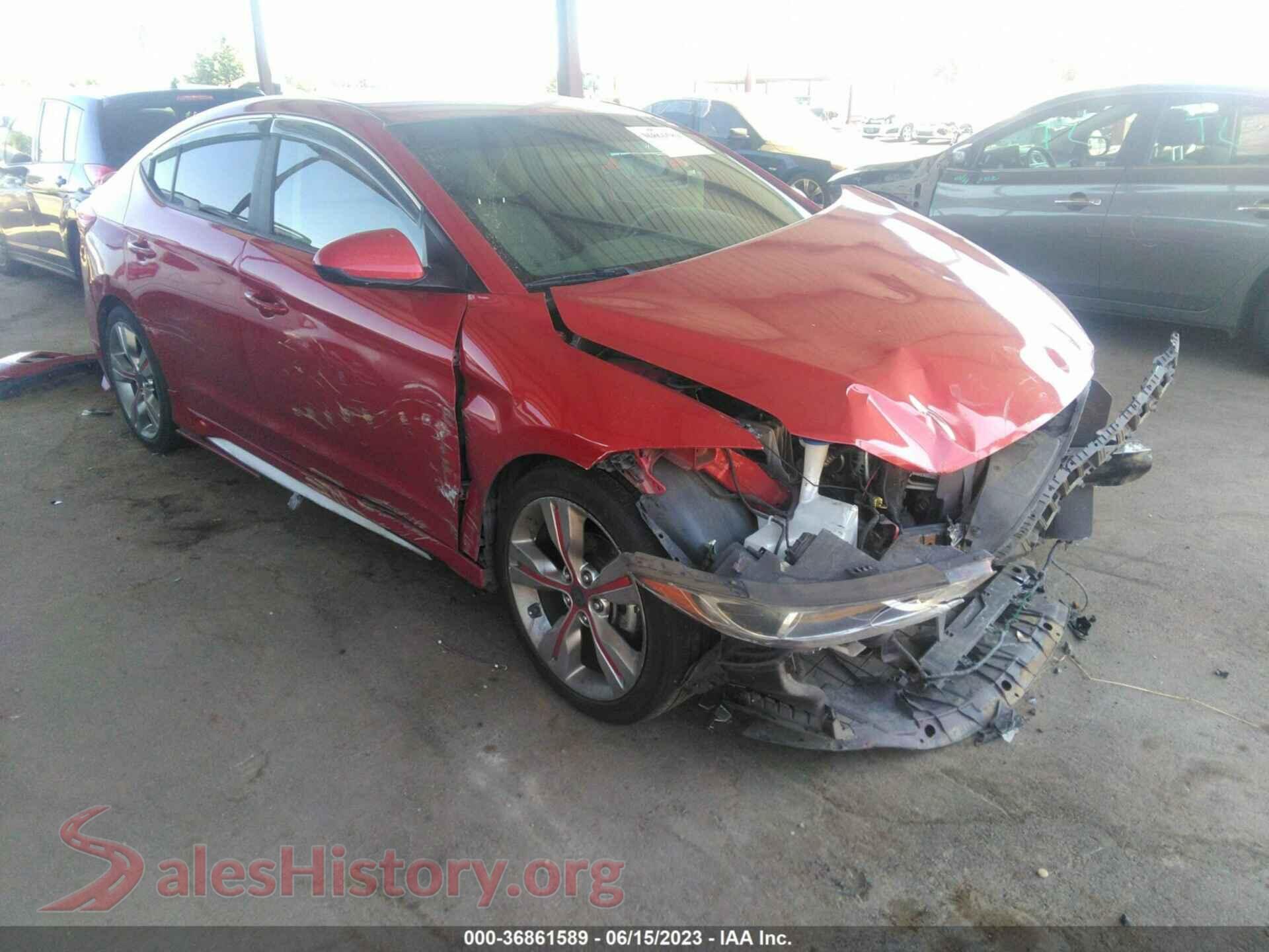 2017 HYUNDAI ELANTRA — VIN 5NPD84LF7HH188600